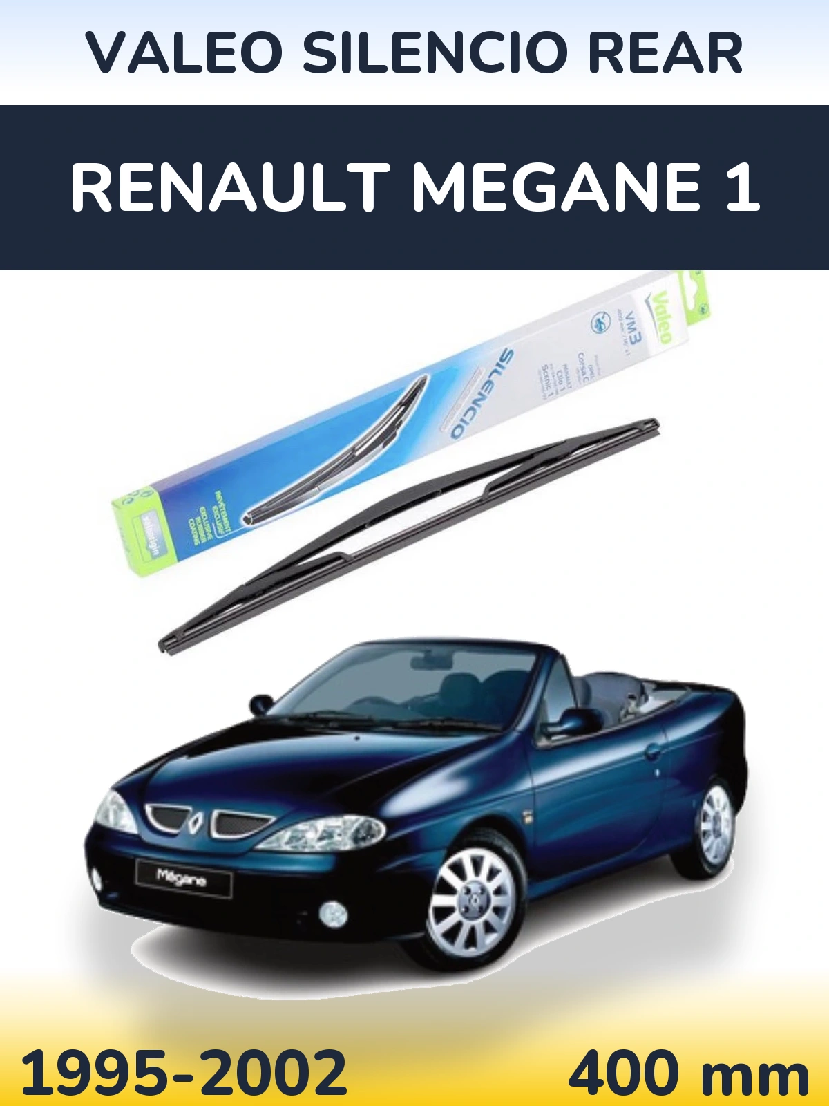 Tylna wycieraczka Valeo Silencio Rear 400 mm do Renault Megane 1 1995-2002