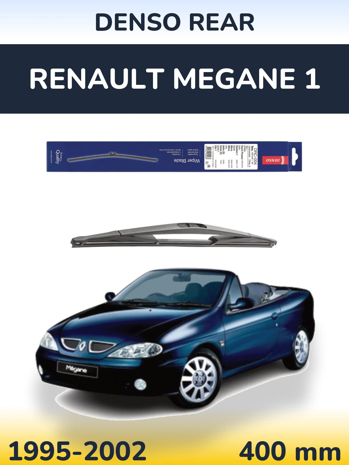 Tylna wycieraczka Denso Rear 400 mm do Renault Megane 1 1995-2002