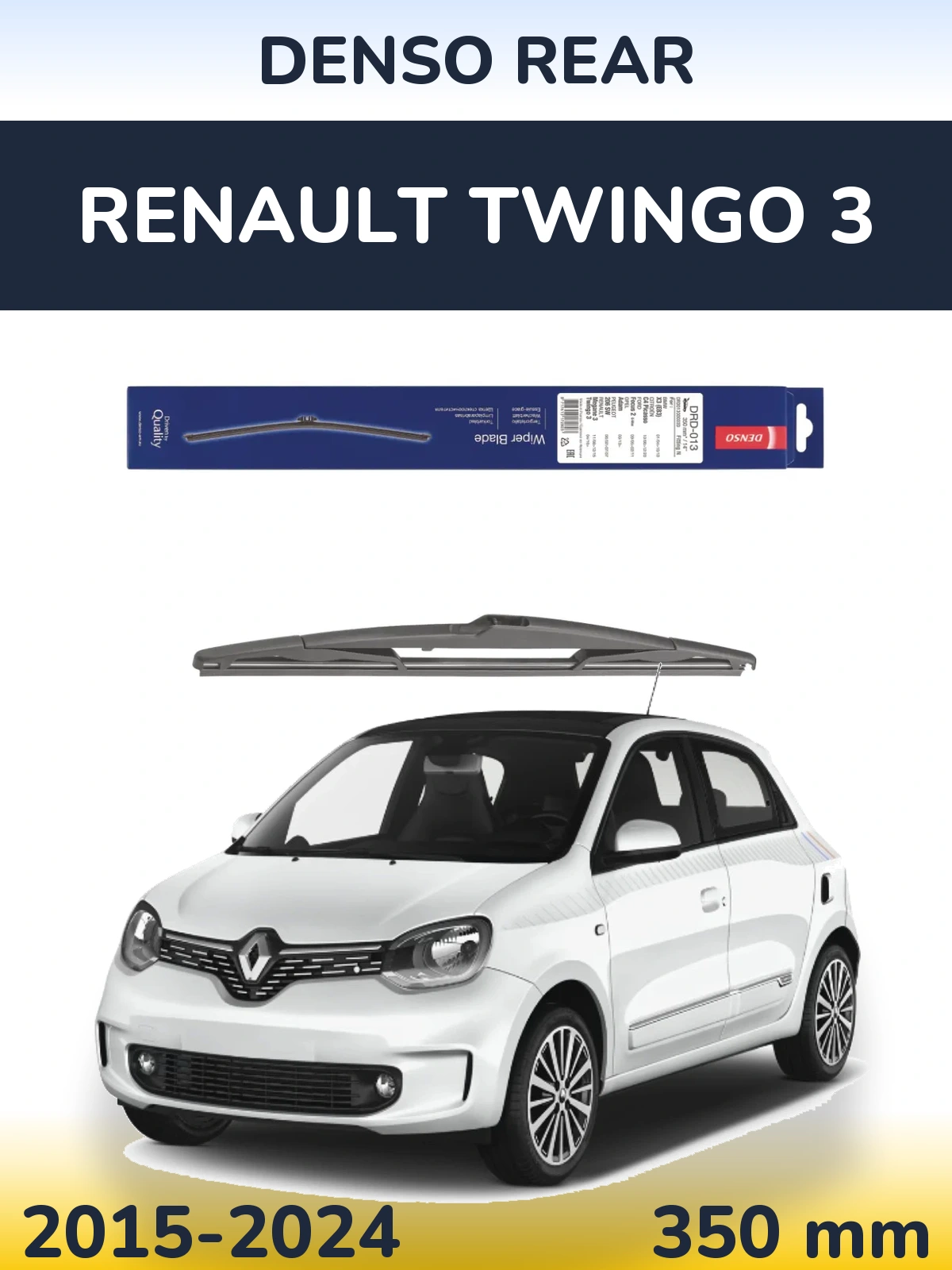 Tylna wycieraczka Denso Rear 350 mm do Renault Twingo 3 2015-2024