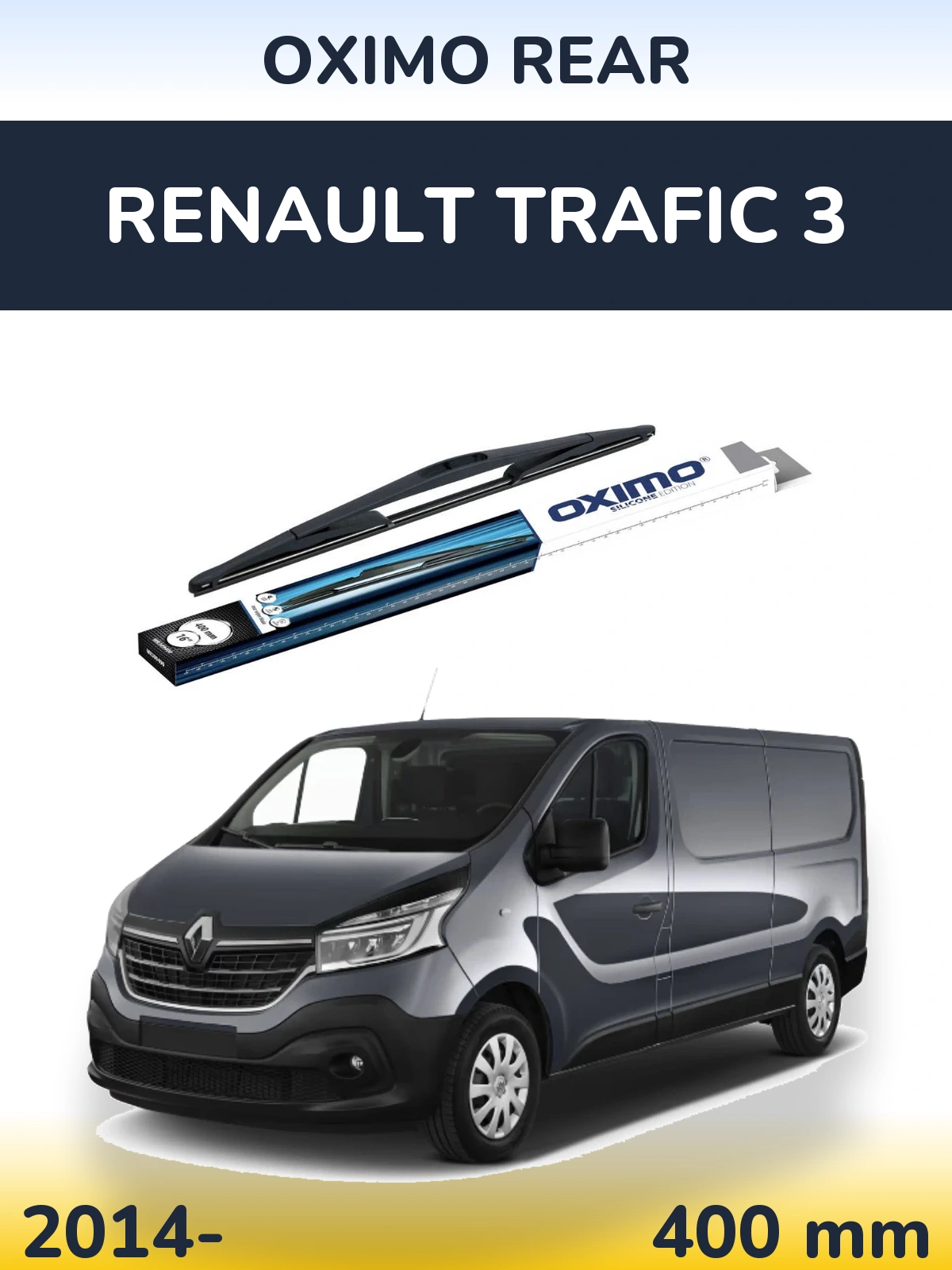 Tylna wycieraczka Oximo Rear 400 mm do Renault Trafic 3 2014-2026