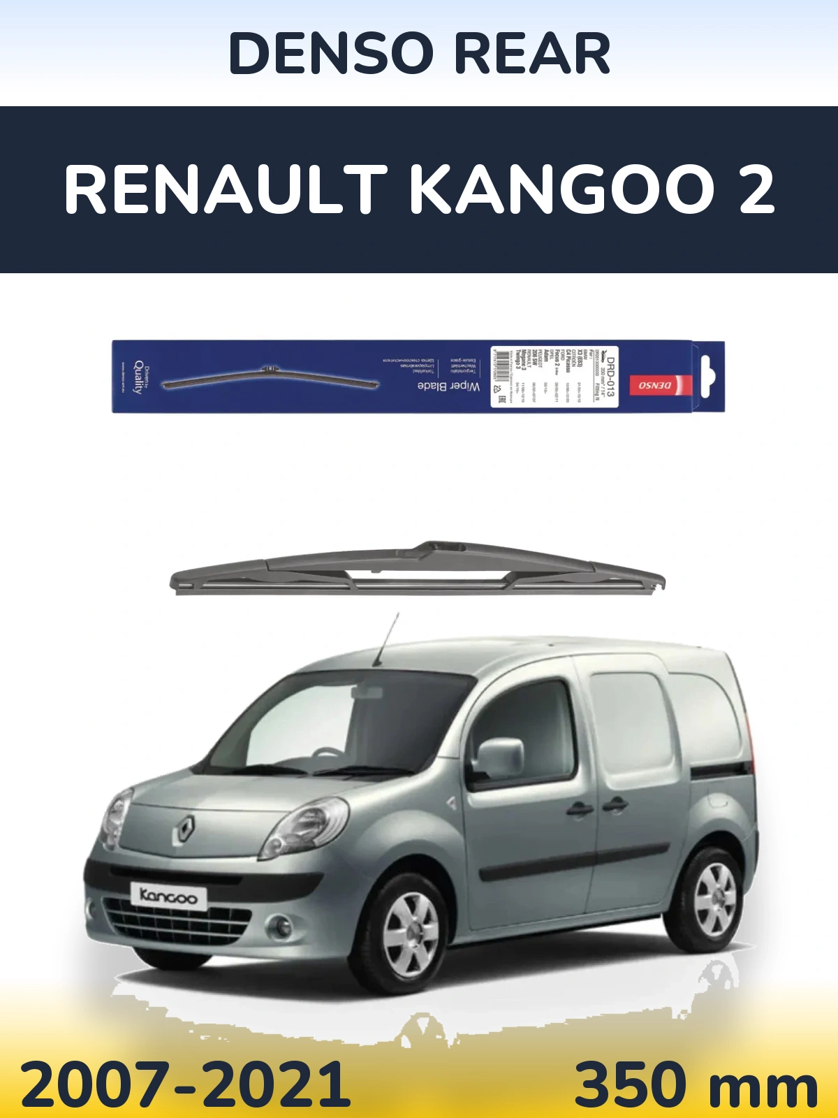 Tylna wycieraczka Denso Rear 350 mm do Renault Kangoo 2 2007-2021