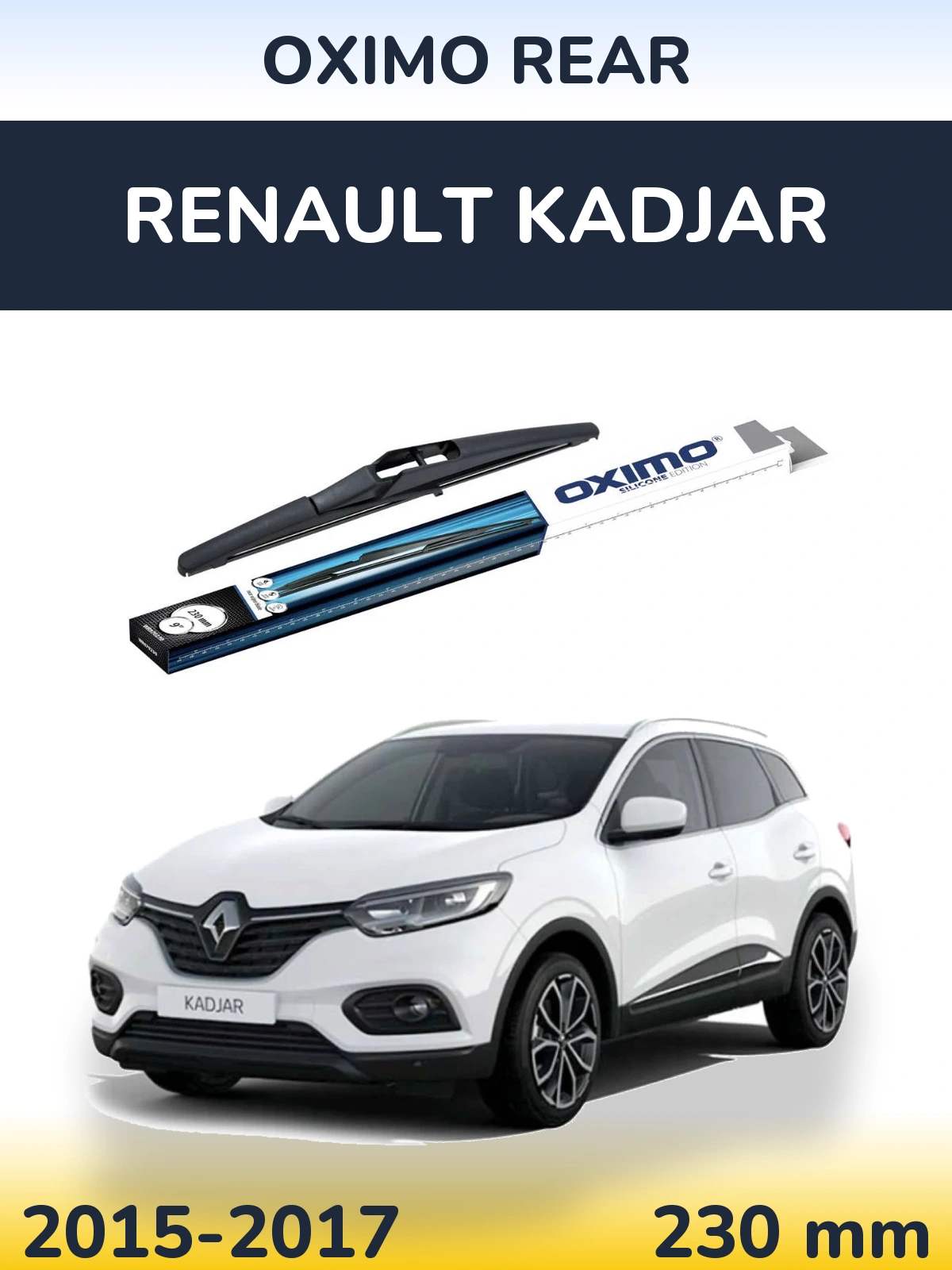 Tylna wycieraczka Oximo Rear 230 mm do Renault Kadjar 2015-2017