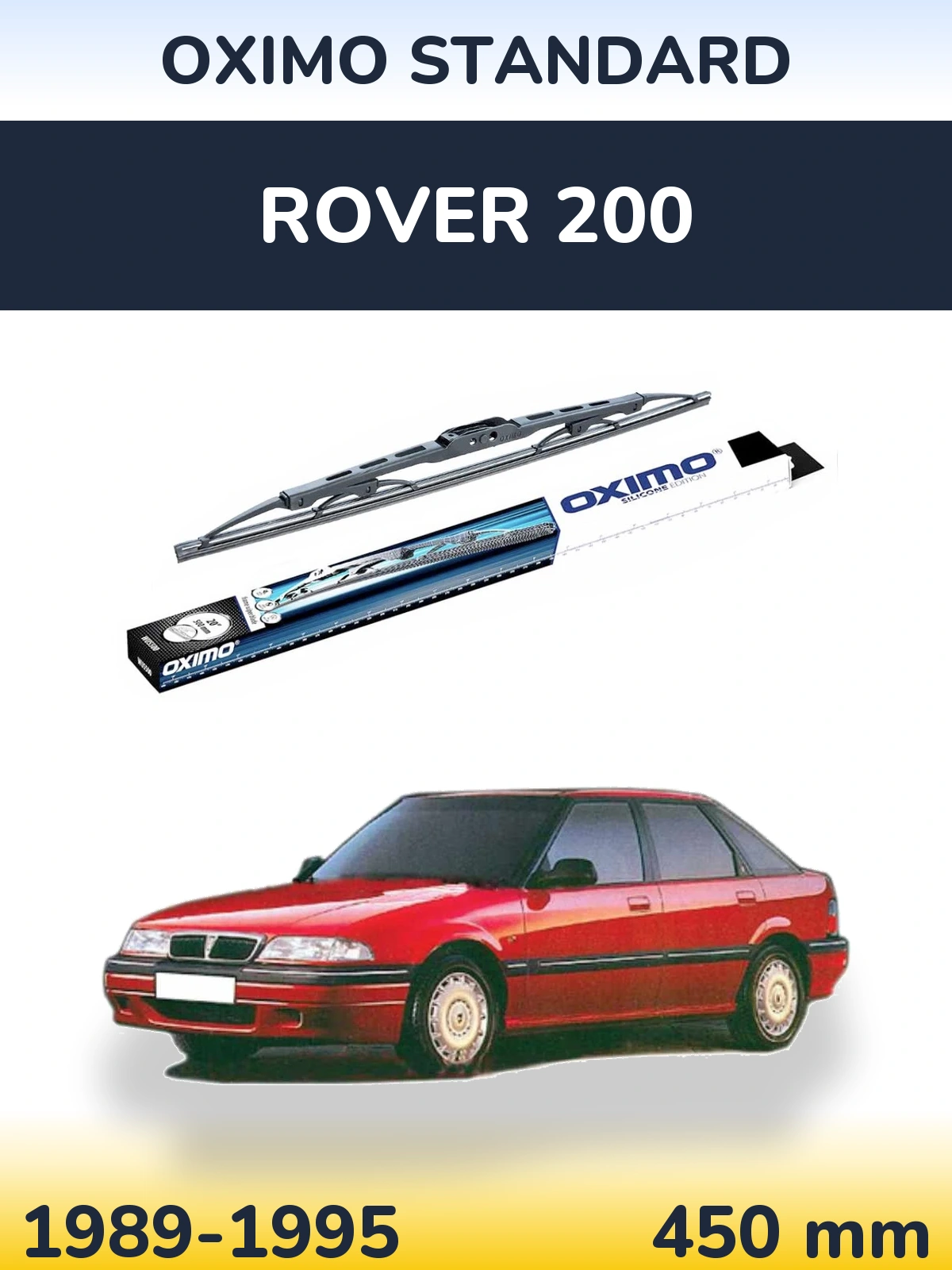 Tylna wycieraczka Oximo Standard 450 mm do Rover 200 1989-1995