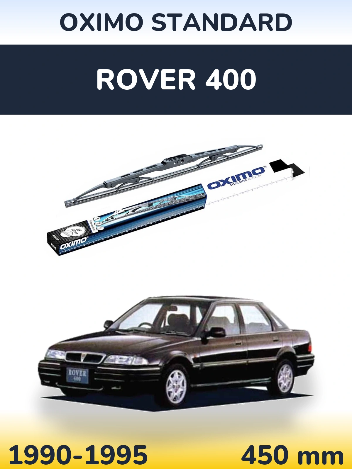 Tylna wycieraczka Oximo Standard 450 mm do Rover 400 1990-1995