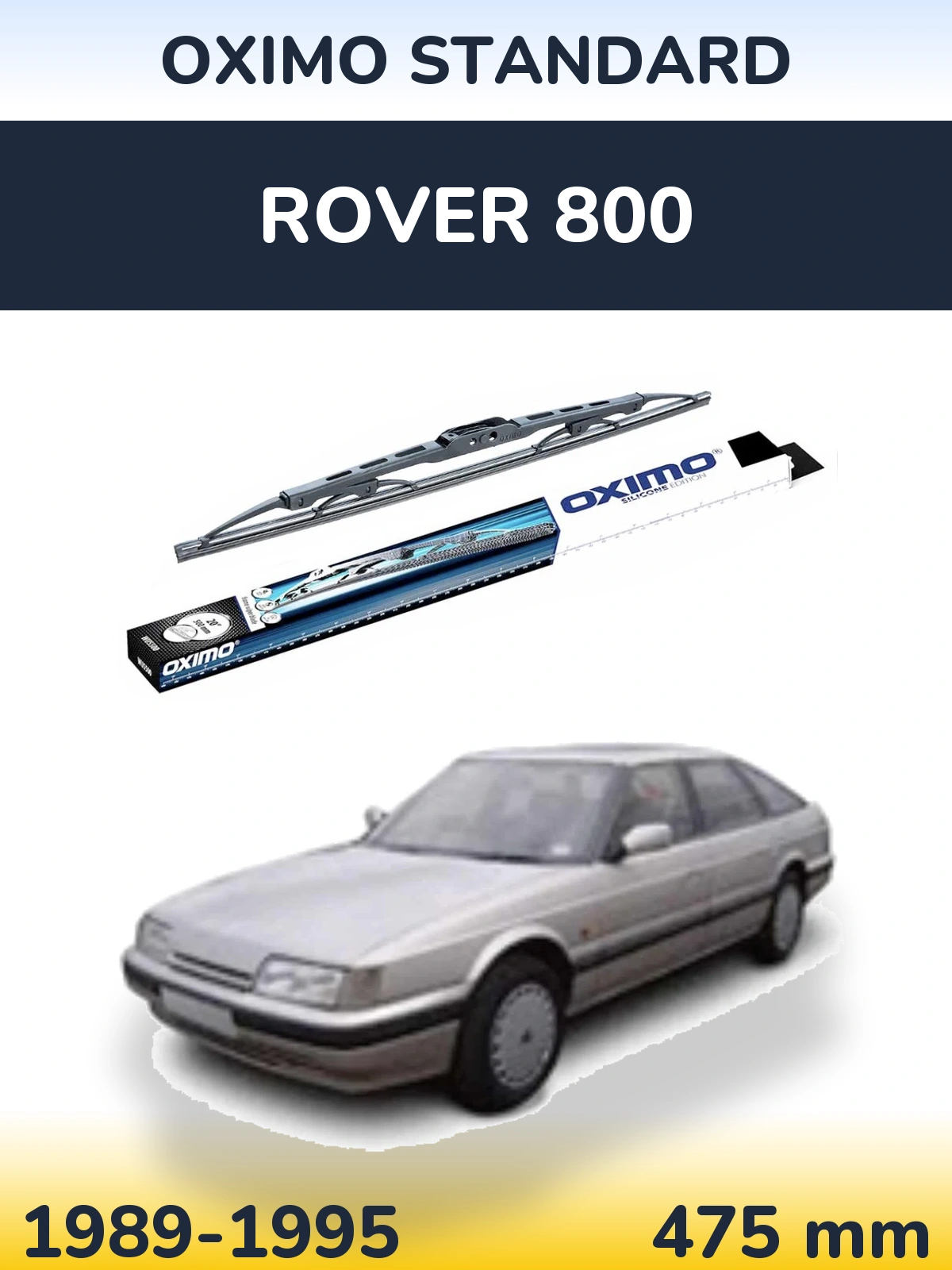 Tylna wycieraczka Oximo Standard 475 mm do Rover 800 1989-1995