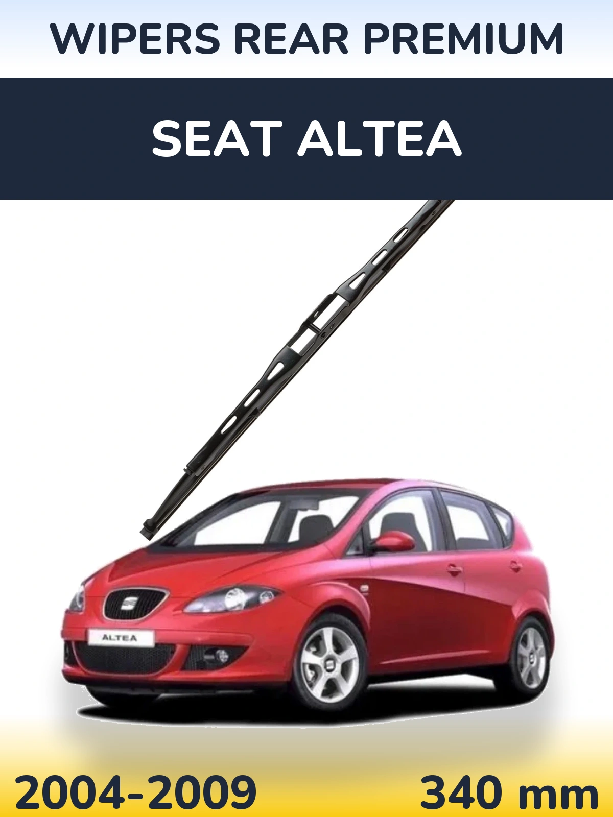 Tylna wycieraczka WIPERS REAR PREMIUM 340 mm do SEAT Altea 2004-2009