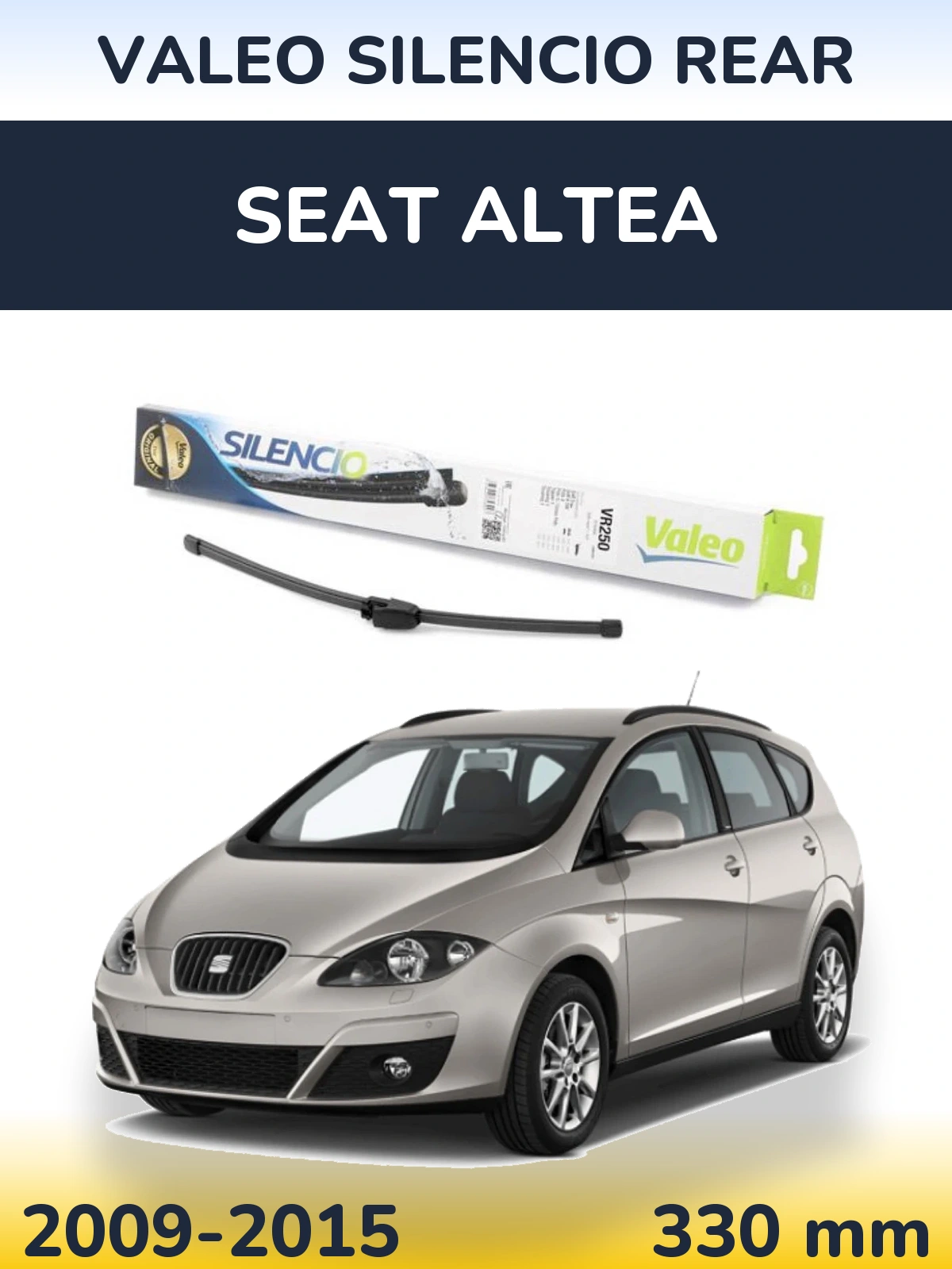 Tylna wycieraczka Valeo Silencio Rear 335 mm do SEAT Altea 2009-2015