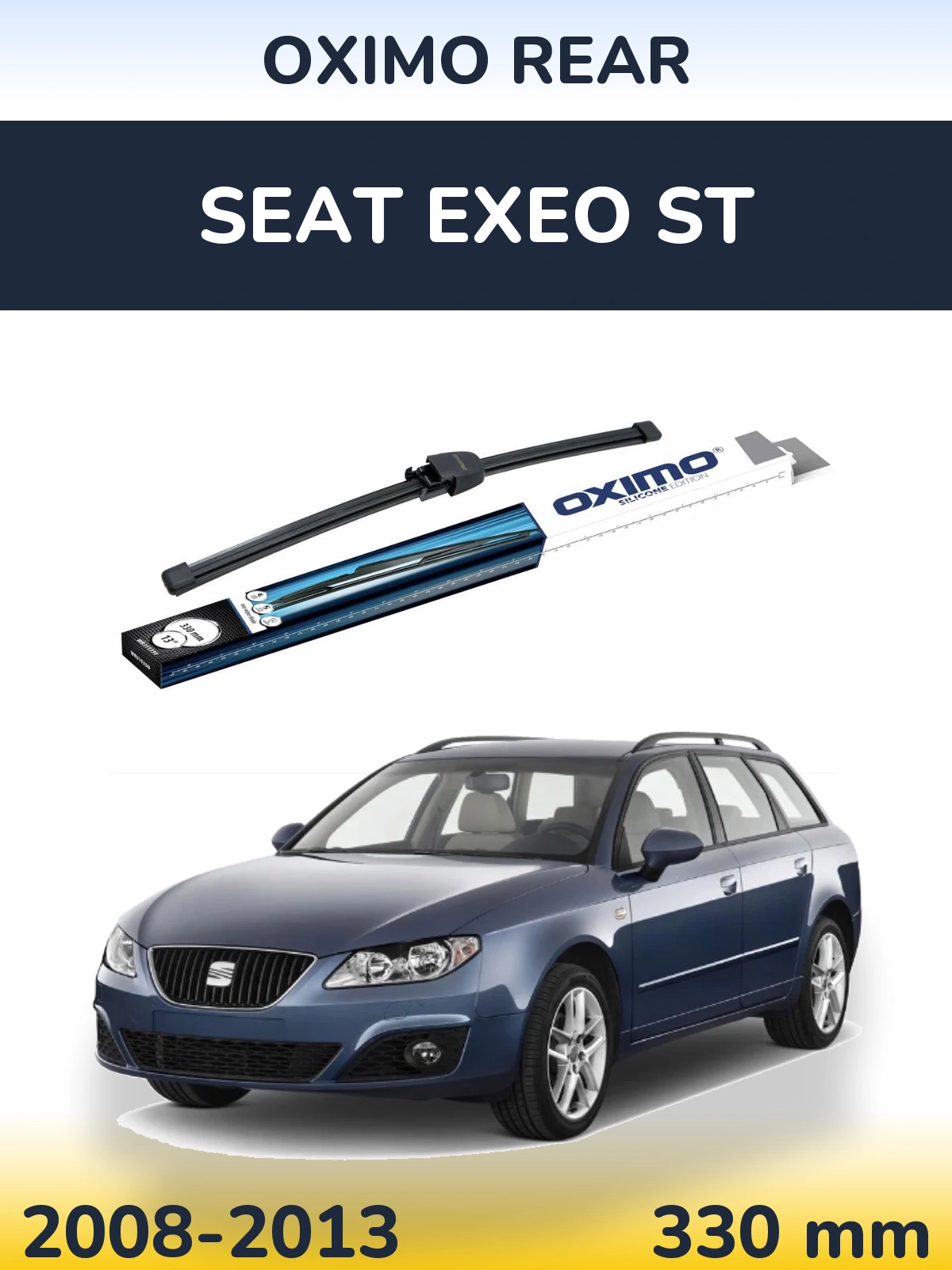 Задний дворник Oximo Rear 330 мм для SEAT Exeo ST 2008-2013