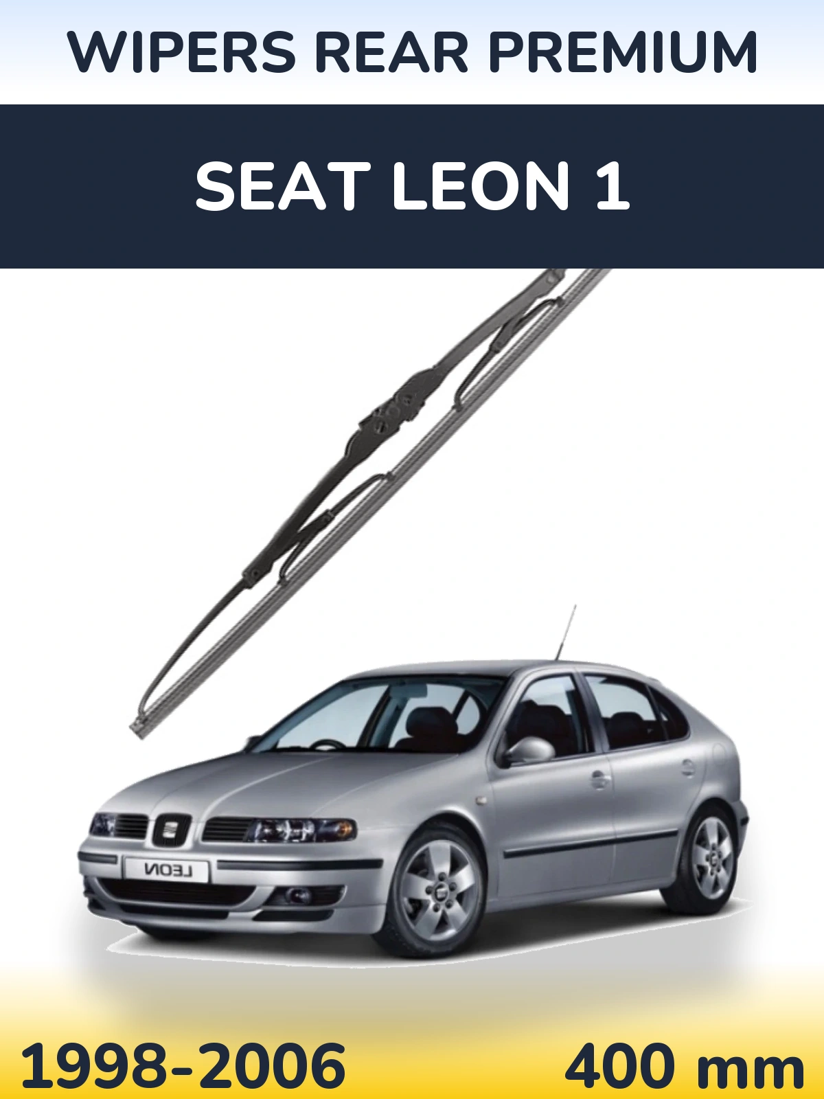 Tylna wycieraczka WIPERS REAR PREMIUM 400 mm do SEAT Leon 1 1998-2006