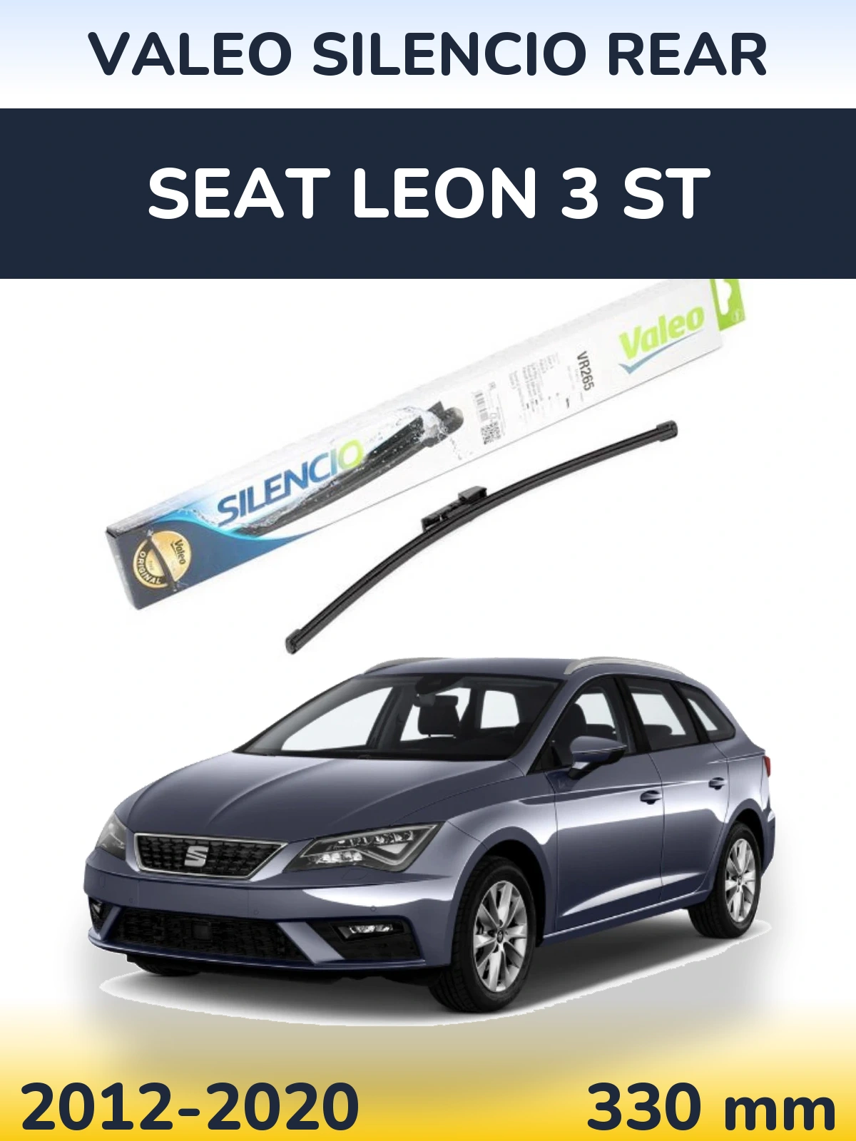 Tylna wycieraczka Valeo Silencio Rear 335 mm do SEAT Leon 3 ST 2012-2020