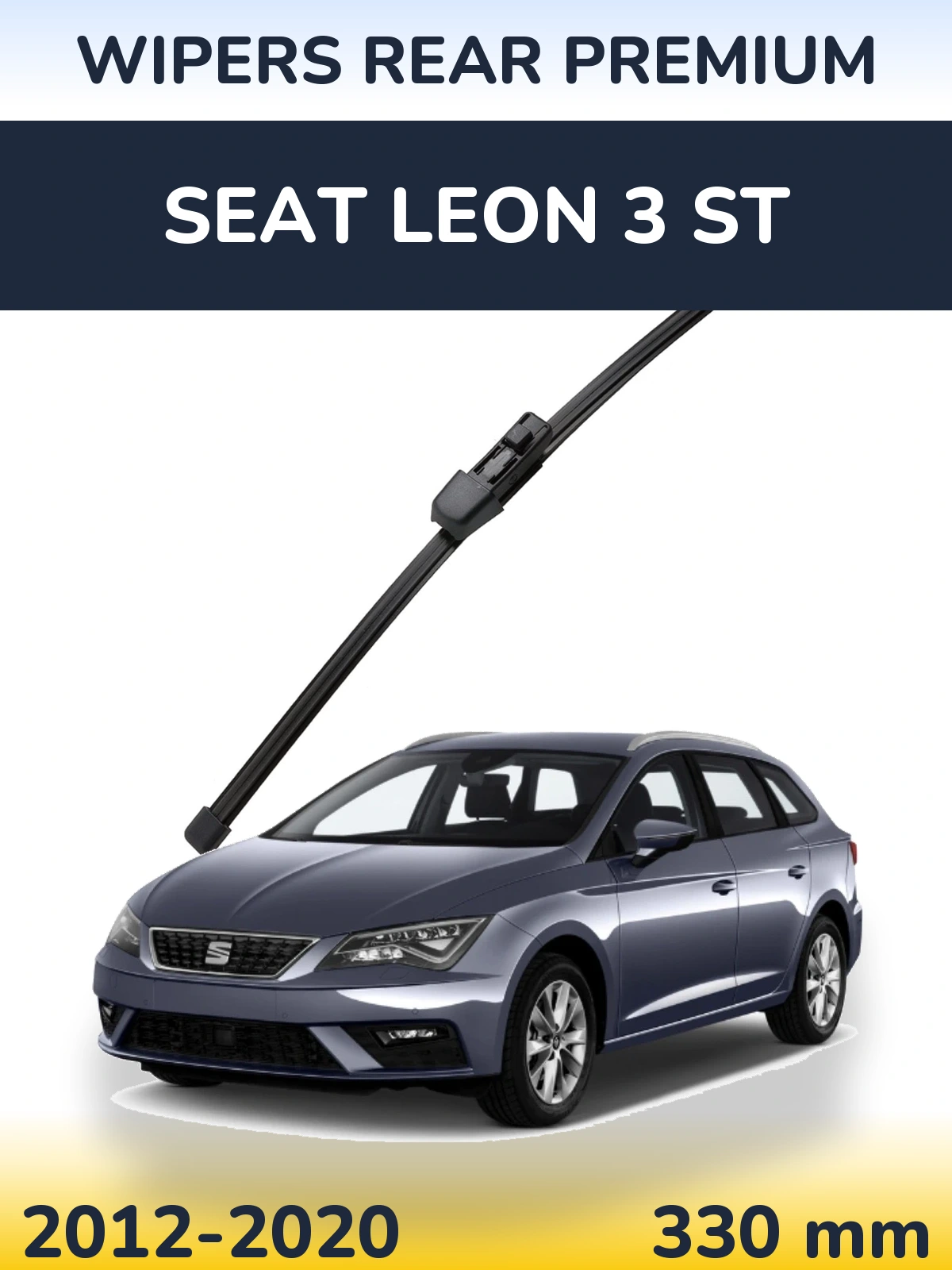 Tylna wycieraczka WIPERS REAR PREMIUM 330 mm do SEAT Leon 3 ST 2012-2020
