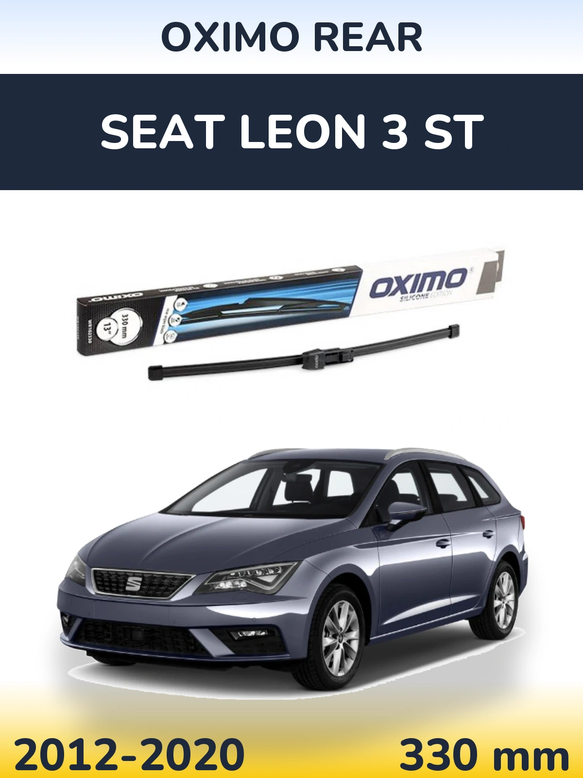 Tylna wycieraczka Oximo Rear 330 mm do SEAT Leon 3 ST 2012-2020
