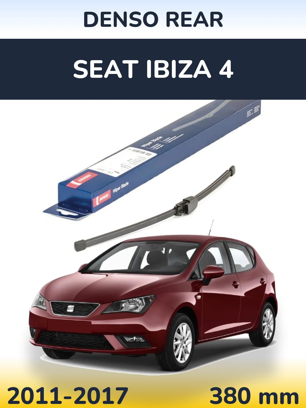 Tylna wycieraczka Denso Rear 335 mm do SEAT Ibiza 4 2011-2017