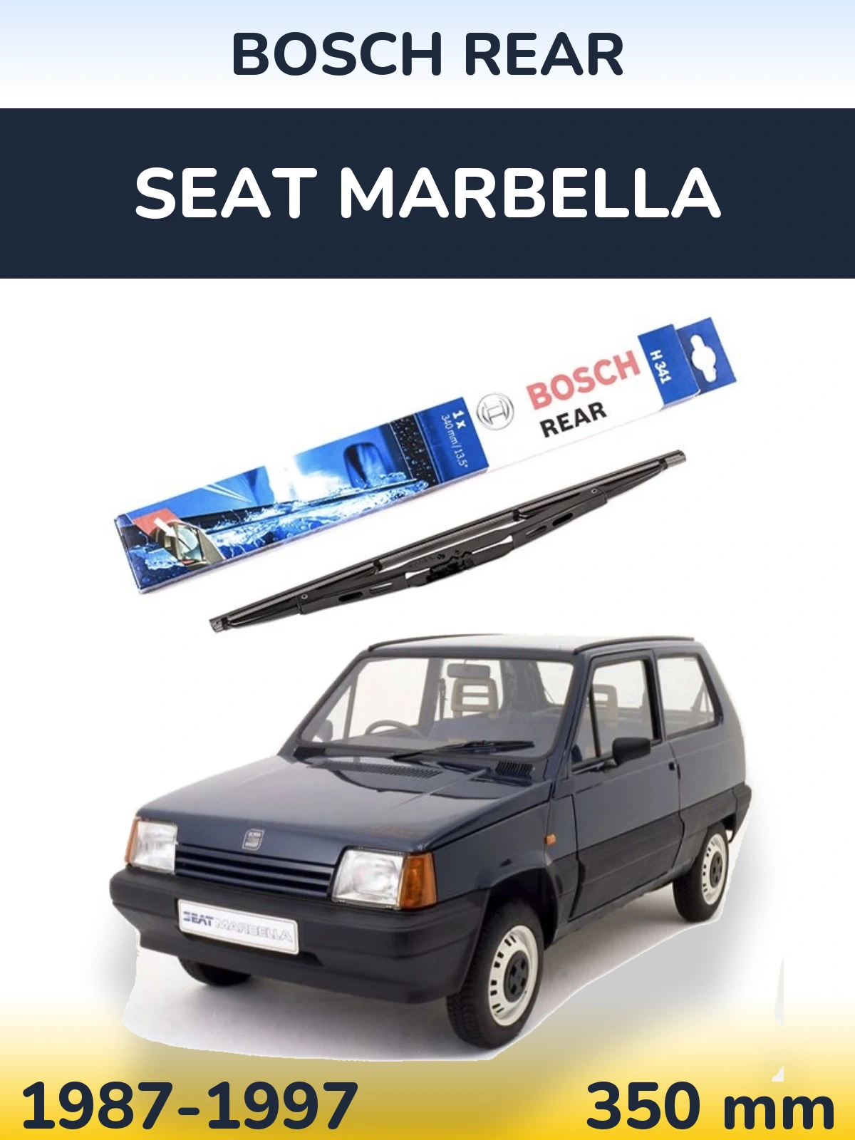 Tylna wycieraczka BOSCH Rear 340 mm do SEAT Marbella 1987-1997