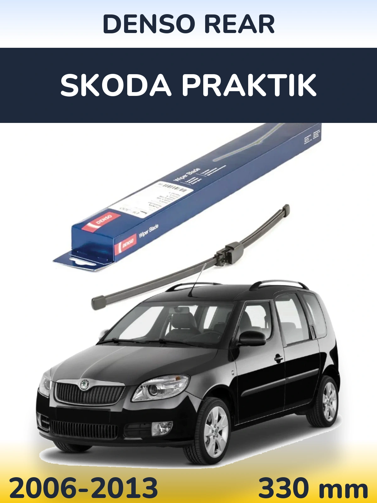 Tylna wycieraczka Denso Rear 335 mm do Skoda Praktik 2006-2013