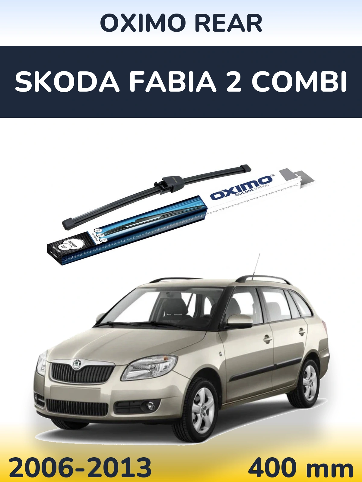 Tylna wycieraczka Oximo Rear 400 mm do Skoda Fabia 2 Combi 2006-2013