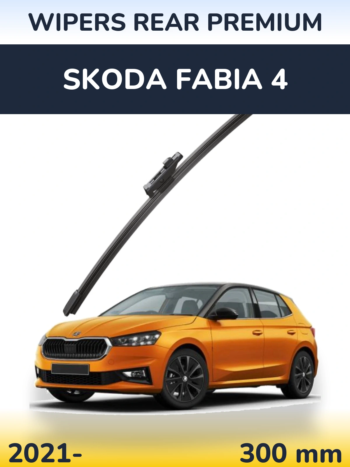 Tylna wycieraczka WIPERS REAR PREMIUM 300 mm do Skoda Fabia 4 2021-2026