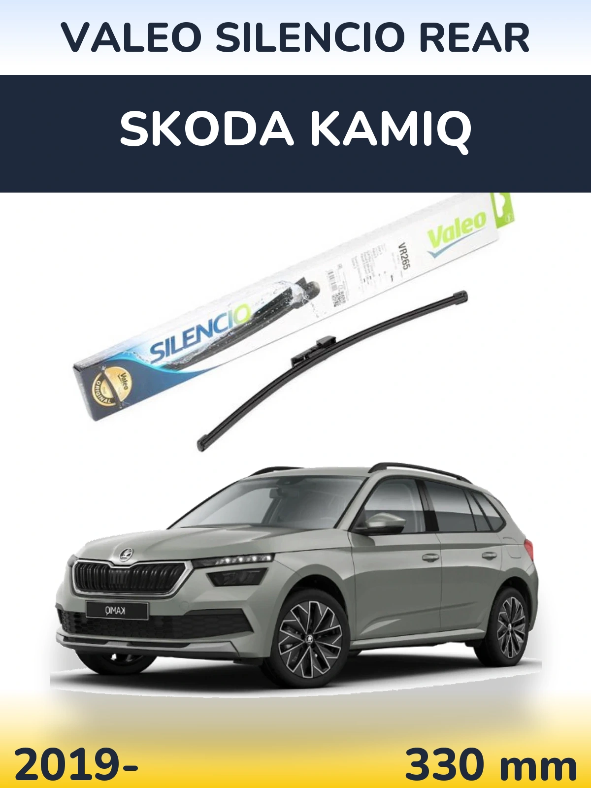 Tylna wycieraczka Valeo Silencio Rear 335 mm do Skoda Kamiq 2019-2026