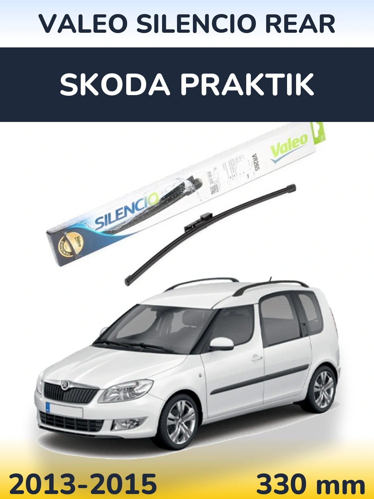 Tylna wycieraczka Valeo Silencio Rear 335 mm do Skoda Praktik 2013-2015