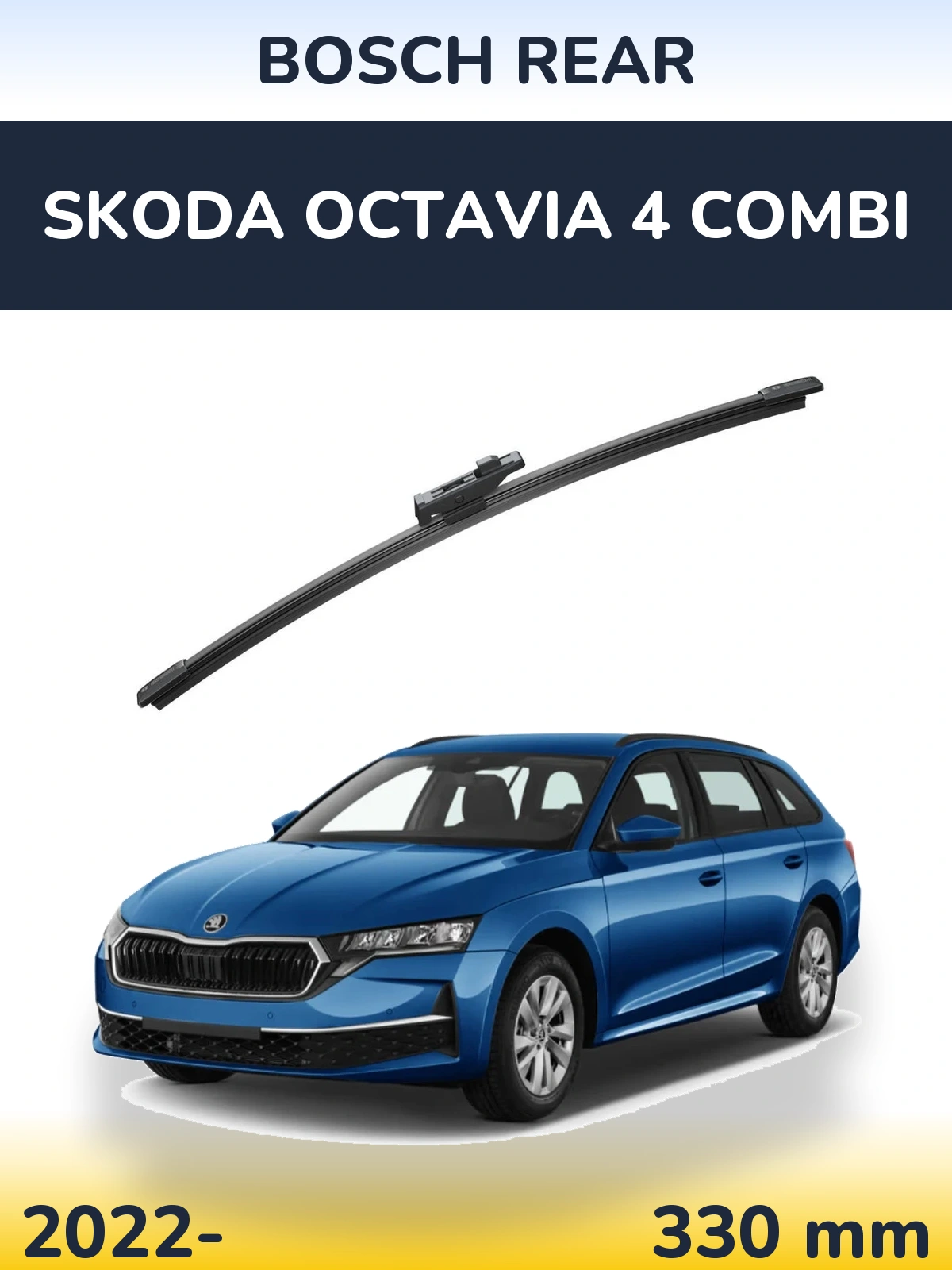 Tylna wycieraczka BOSCH Rear 330 mm do Skoda Octavia 4 Combi 2022-2026