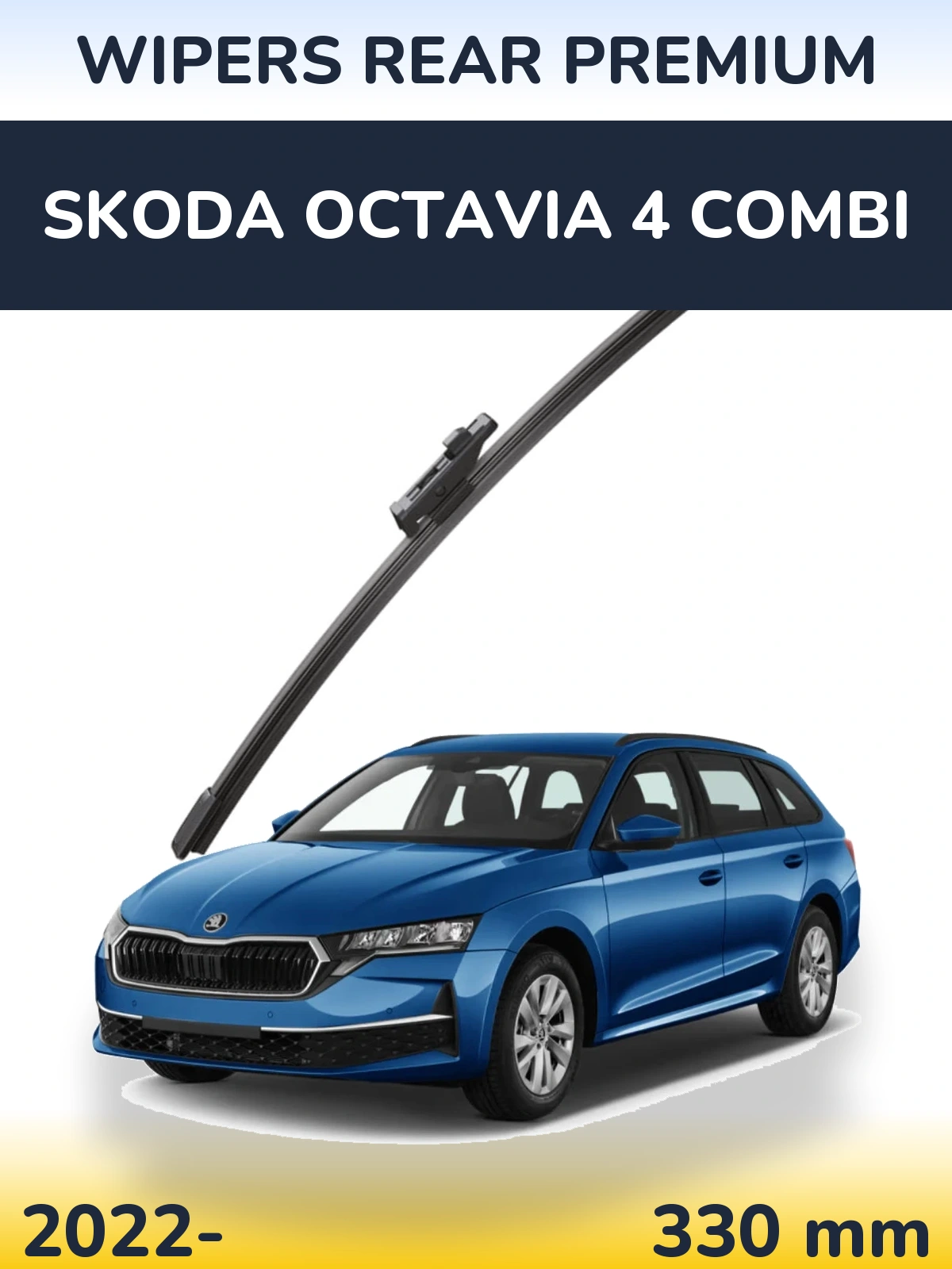 Tylna wycieraczka WIPERS REAR PREMIUM 330 mm do Skoda Octavia 4 Combi 2022-2026