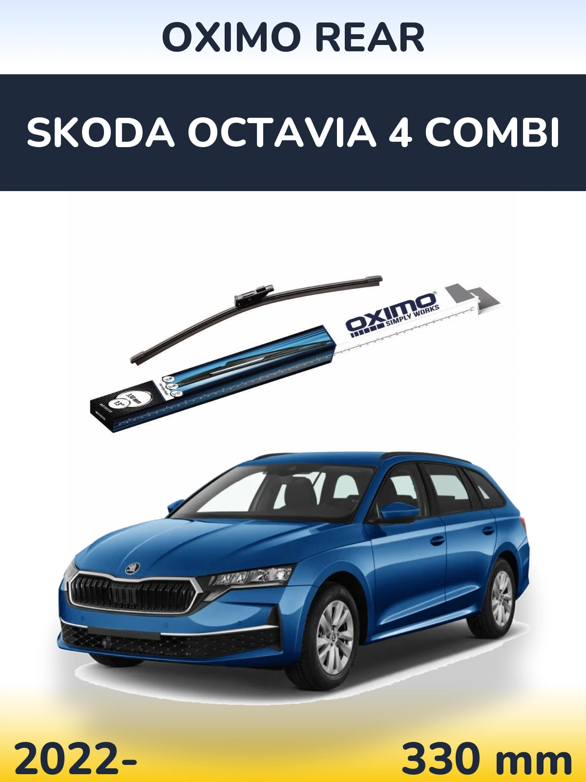 Tylna wycieraczka Oximo Rear 330 mm do Skoda Octavia 4 Combi 2022-2026