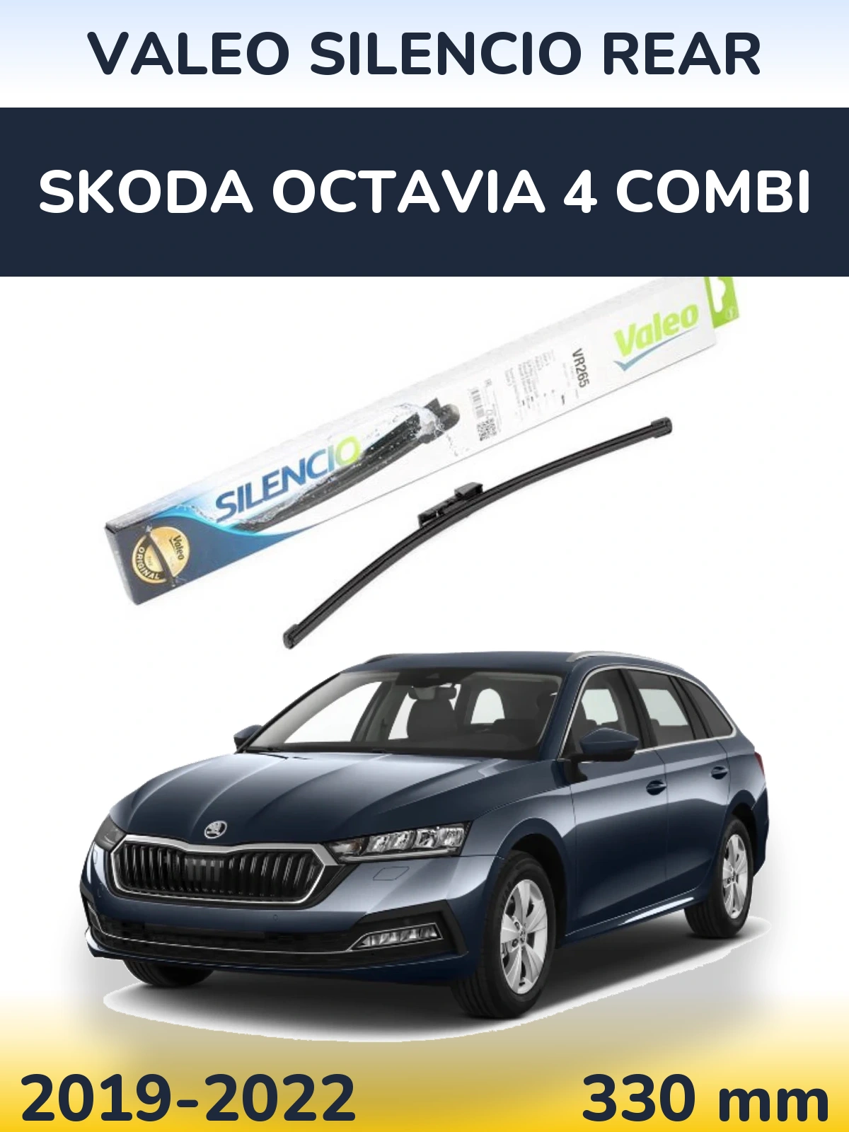 Tylna wycieraczka Valeo Silencio Rear 335 mm do Skoda Octavia 4 Combi 2019-2022
