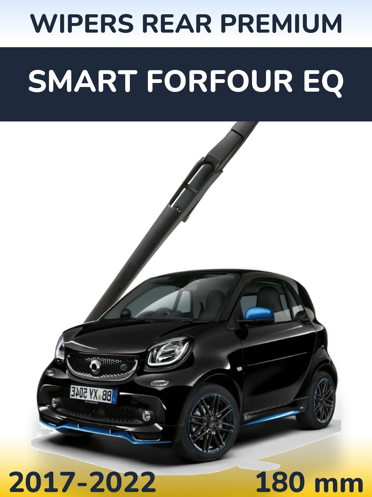 Tylna wycieraczka WIPERS REAR PREMIUM 180 mm do Smart Forfour EQ 2017-2022