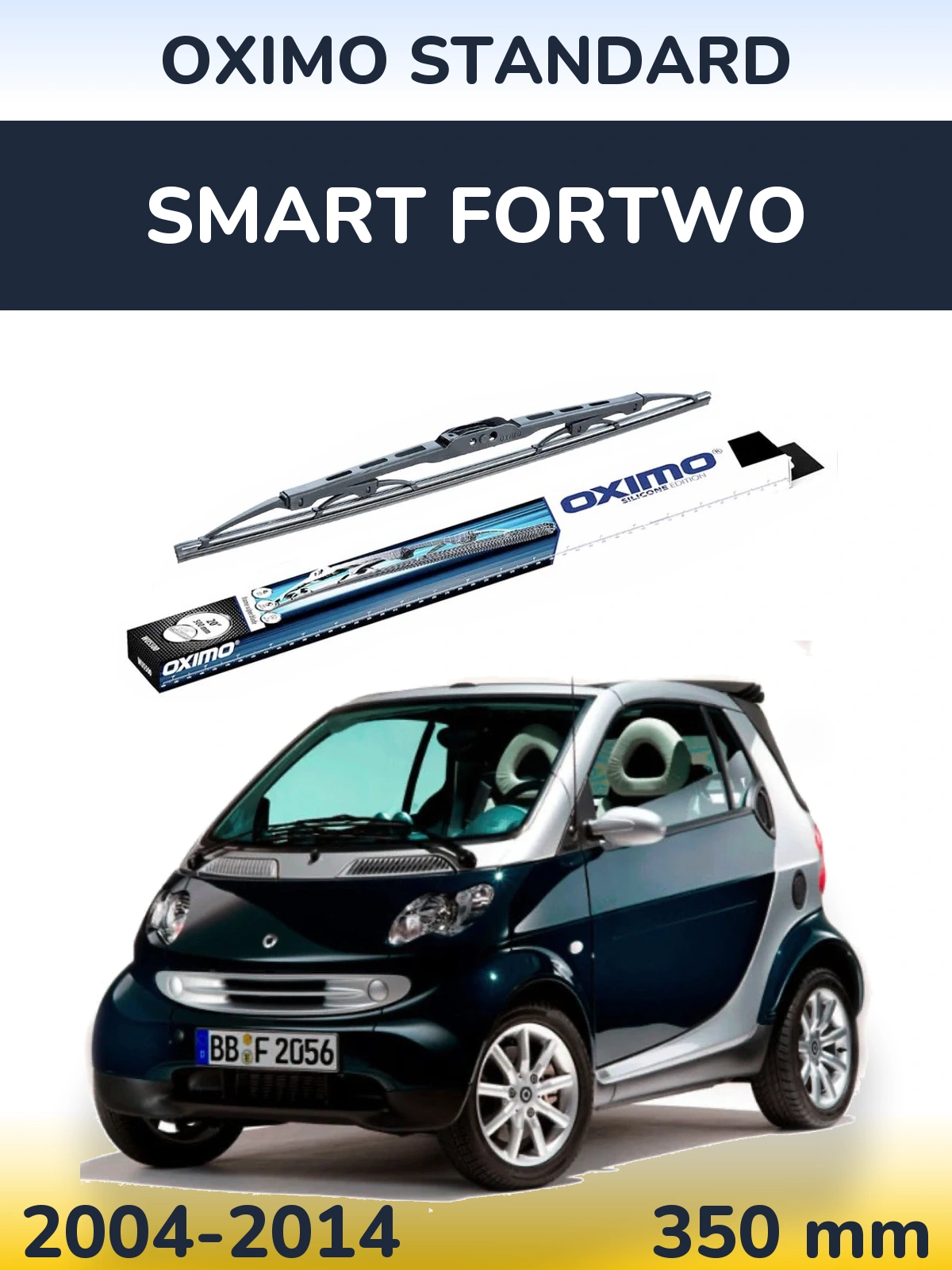 Tylna wycieraczka Oximo Standard 350 mm do Smart Fortwo 2004-2014