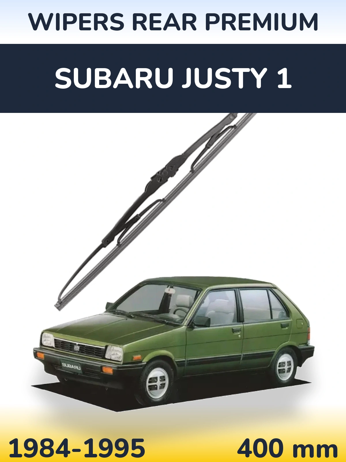 Задний дворник WIPERS REAR PREMIUM 400 мм для Subaru Justy 1 1984-1995