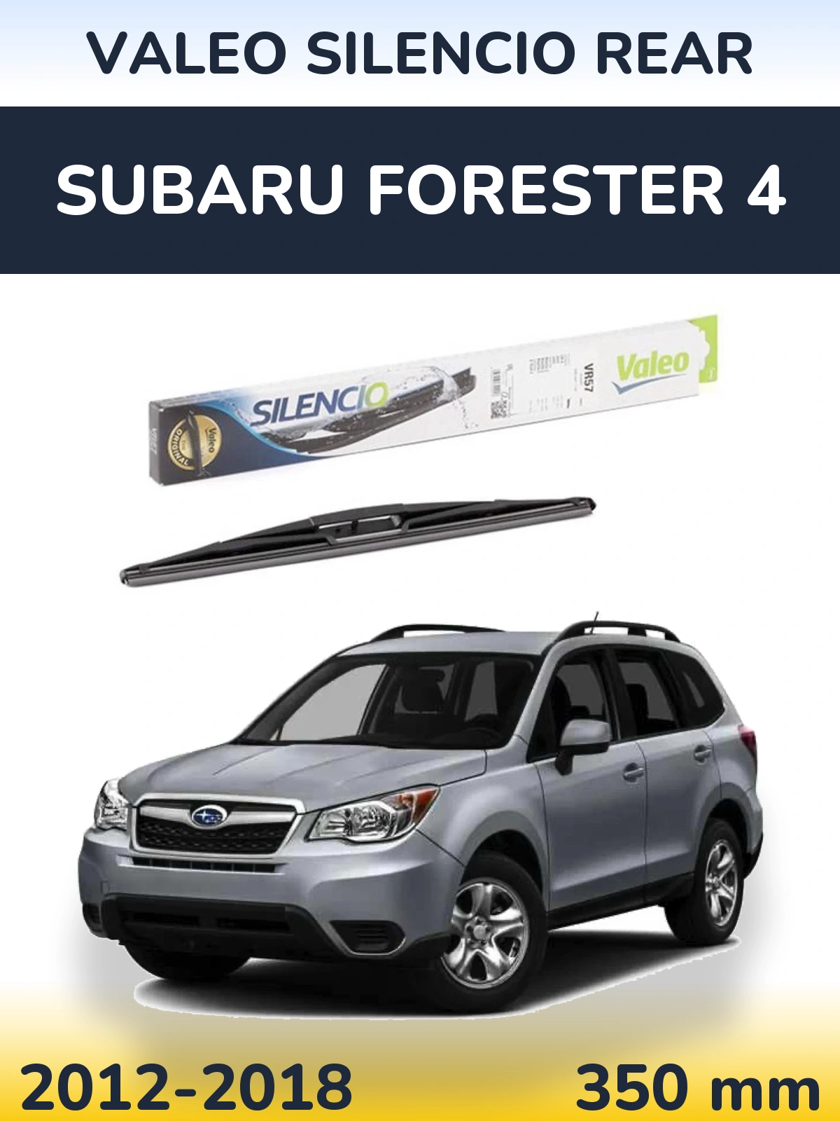 Tylna wycieraczka Valeo Silencio Rear 345 mm do Subaru Forester 4 2012-2018