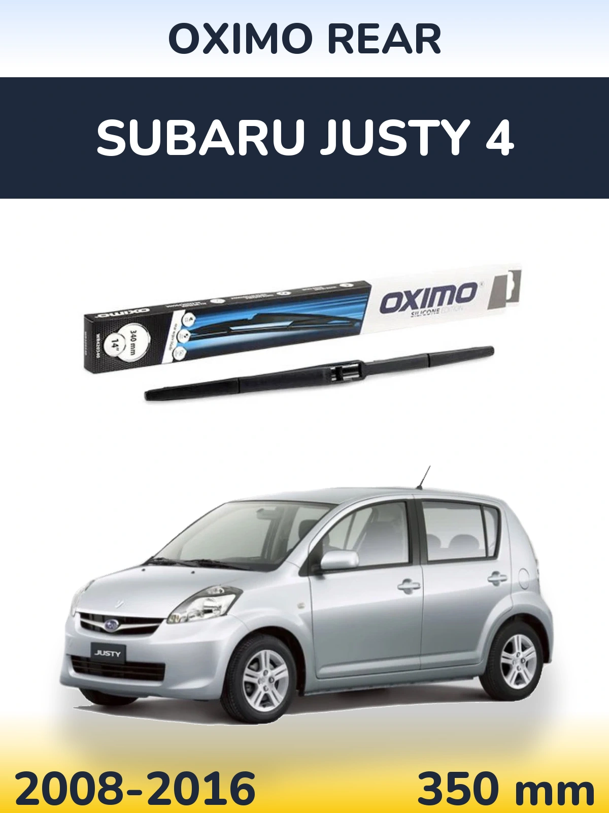 Tylna wycieraczka Oximo Rear 350 mm do Subaru Justy 4 2008-2016