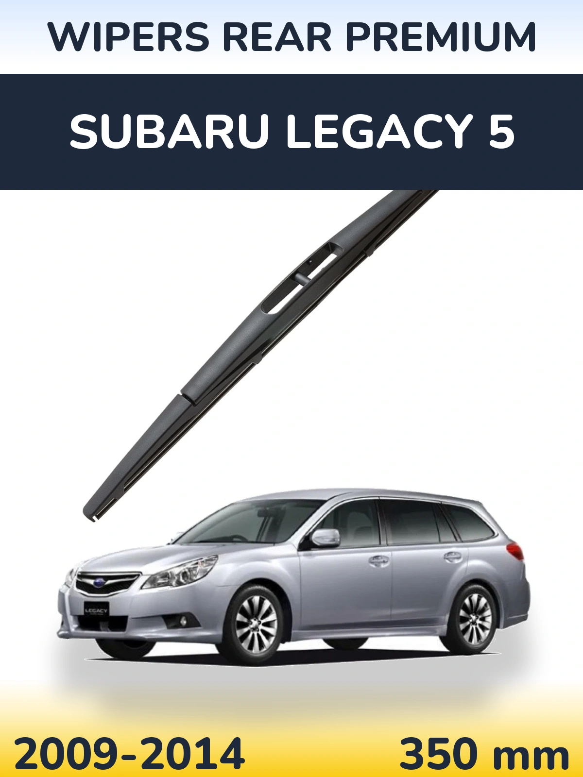 Tylna wycieraczka WIPERS REAR PREMIUM 350 mm do Subaru Legacy 5 2009-2014