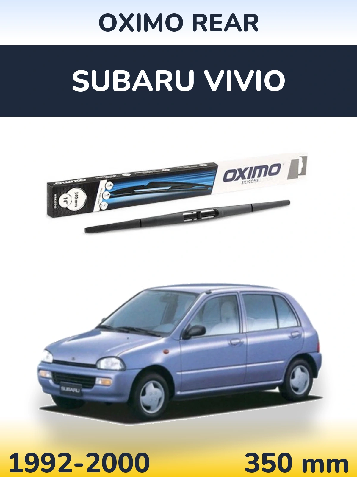 Задний дворник Oximo Rear 350 мм для Subaru Vivio 1992-2000