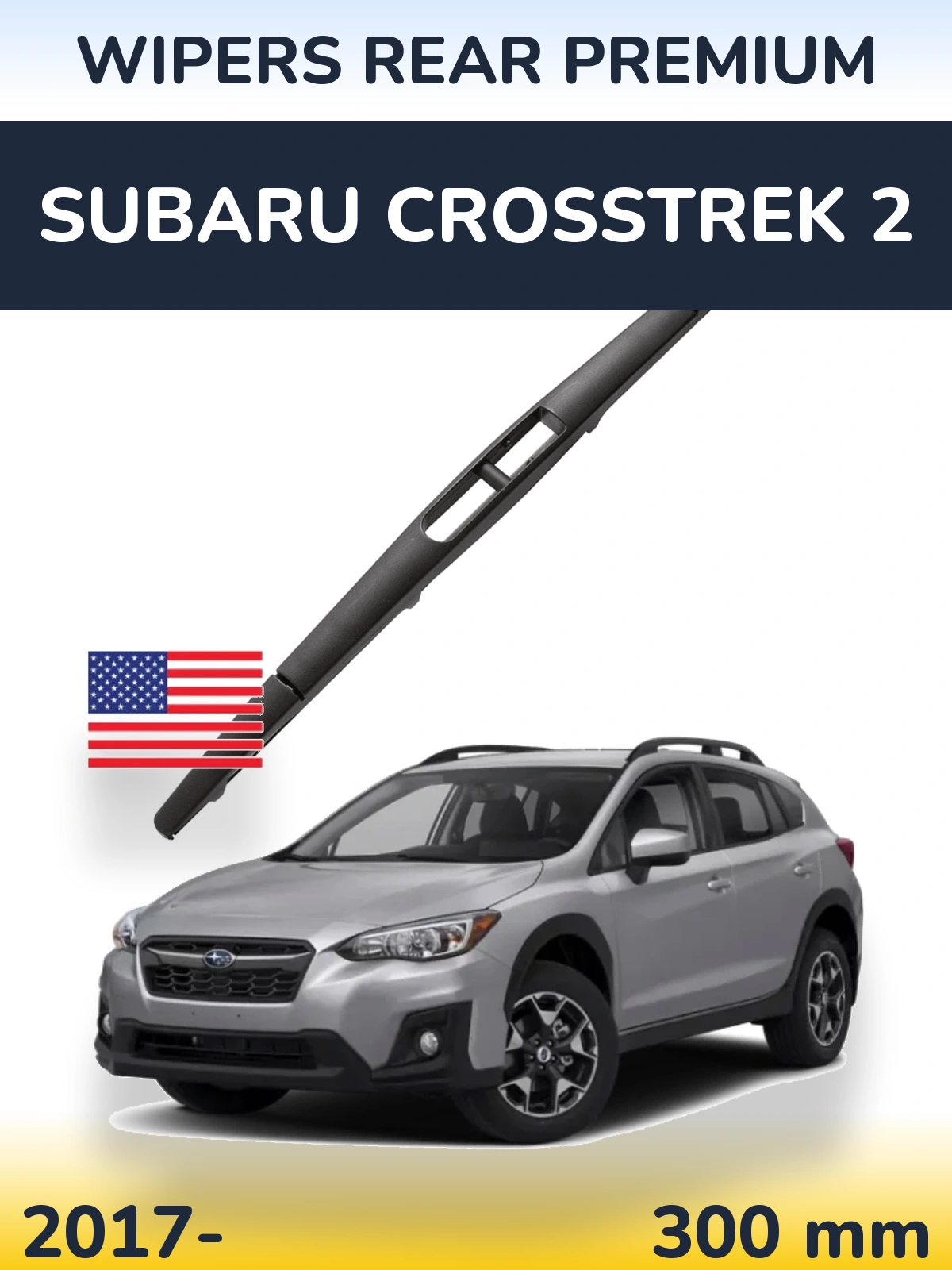 Tylna wycieraczka WIPERS REAR PREMIUM 300 mm do Subaru Crosstrek 2 2017-2026