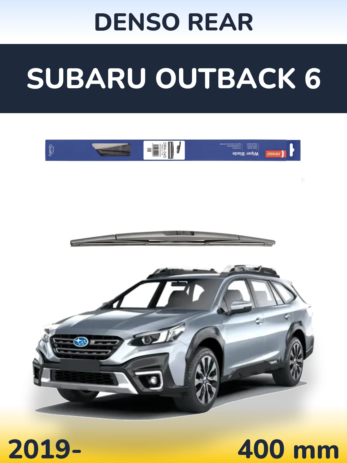 Tylna wycieraczka Denso Rear 400 mm do Subaru Outback 6 2019-2026