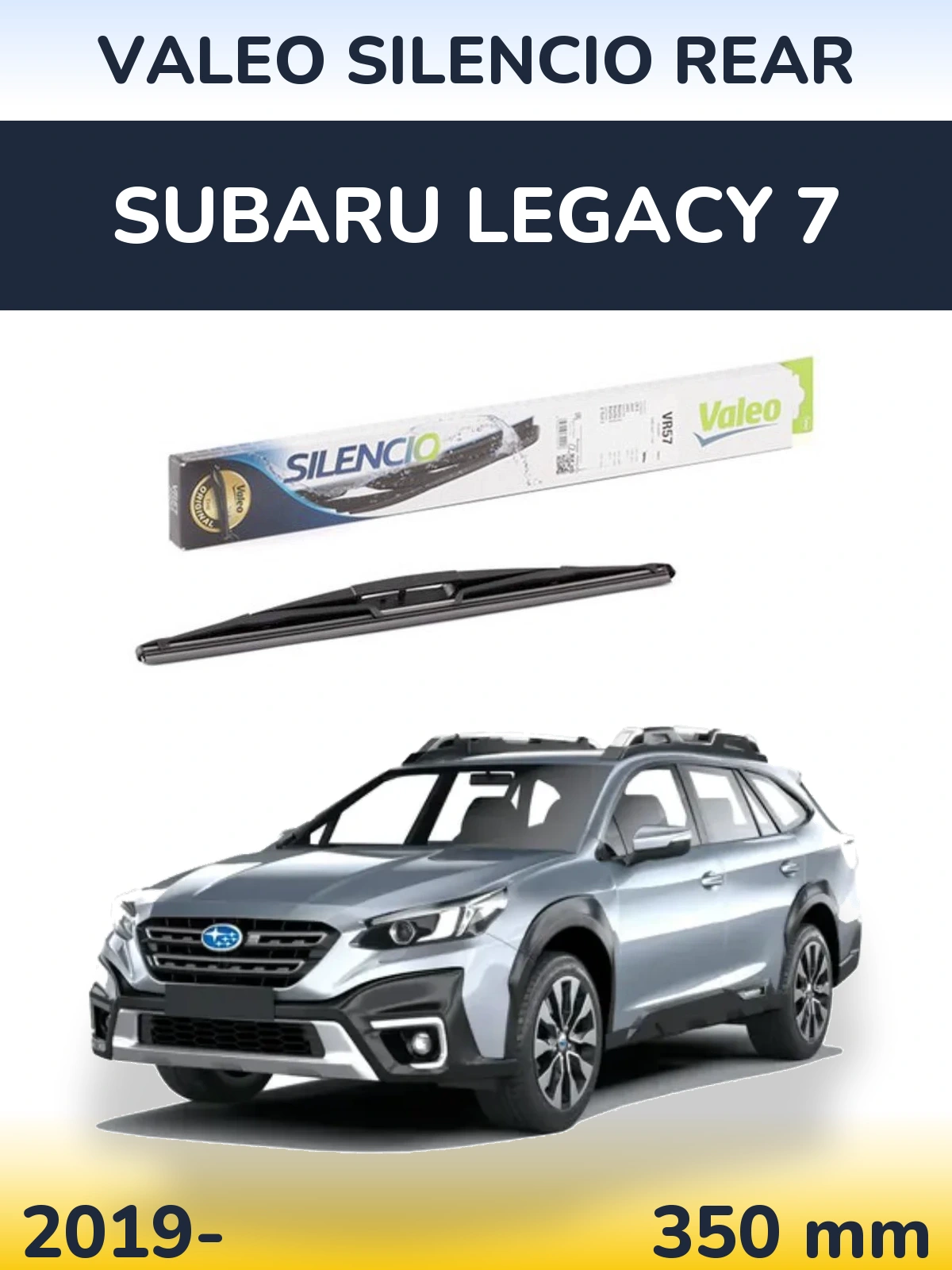 Tylna wycieraczka Valeo Silencio Rear 345 mm do Subaru Legacy 7 2019-2026