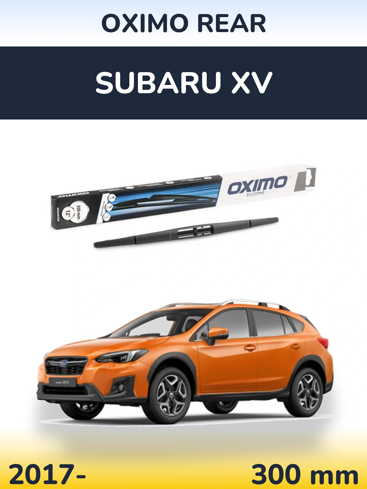 Tylna wycieraczka Oximo Rear 300 mm do Subaru XV 2017-2026