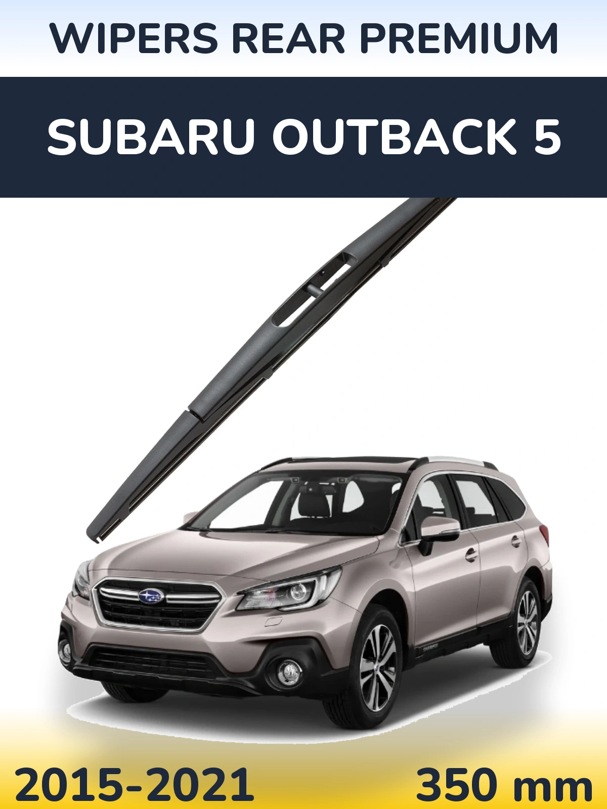 Rear wiper blade WIPERS REAR PREMIUM 350 mm for Subaru Outback 5 2015-2021