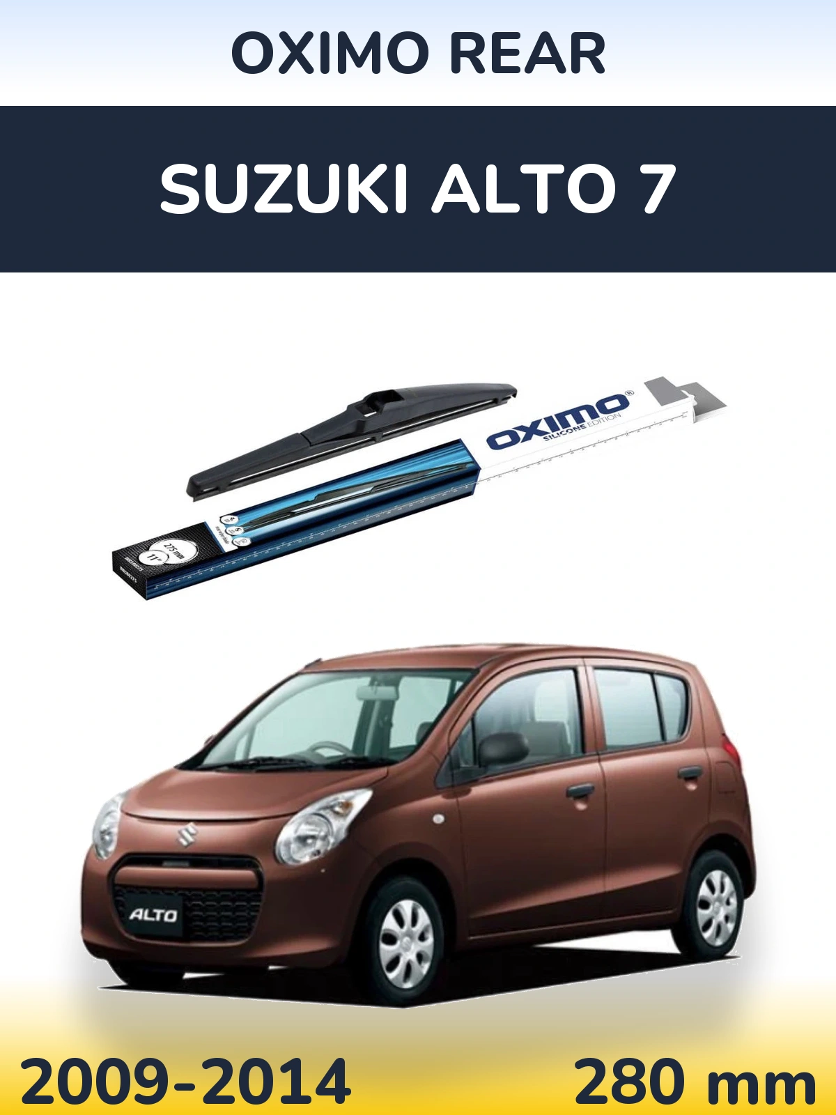 Tylna wycieraczka Oximo Rear 280 mm do Suzuki Alto 7 2009-2014