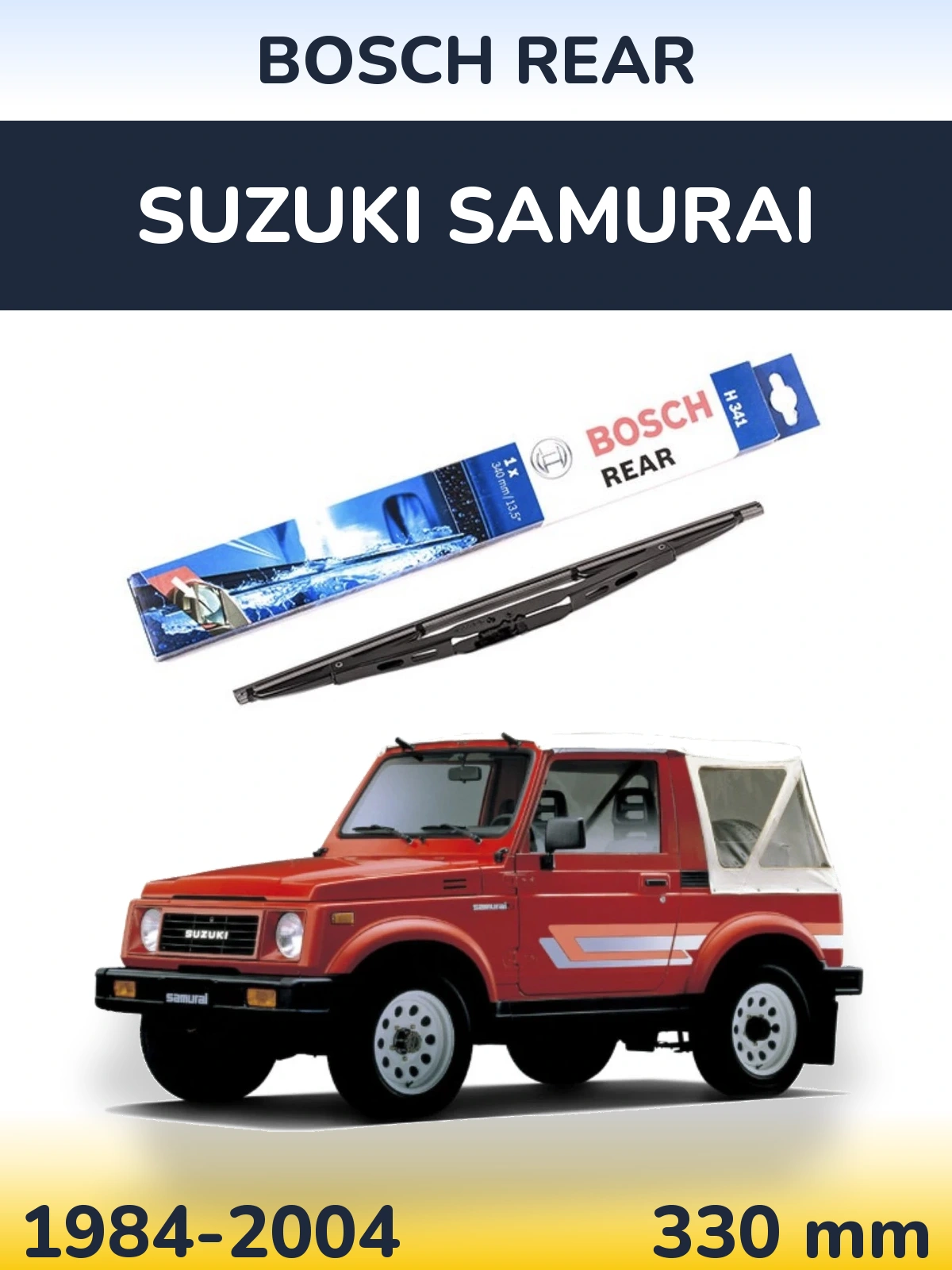 Tylna wycieraczka BOSCH Rear 340 mm do Suzuki Samurai 1984-2004