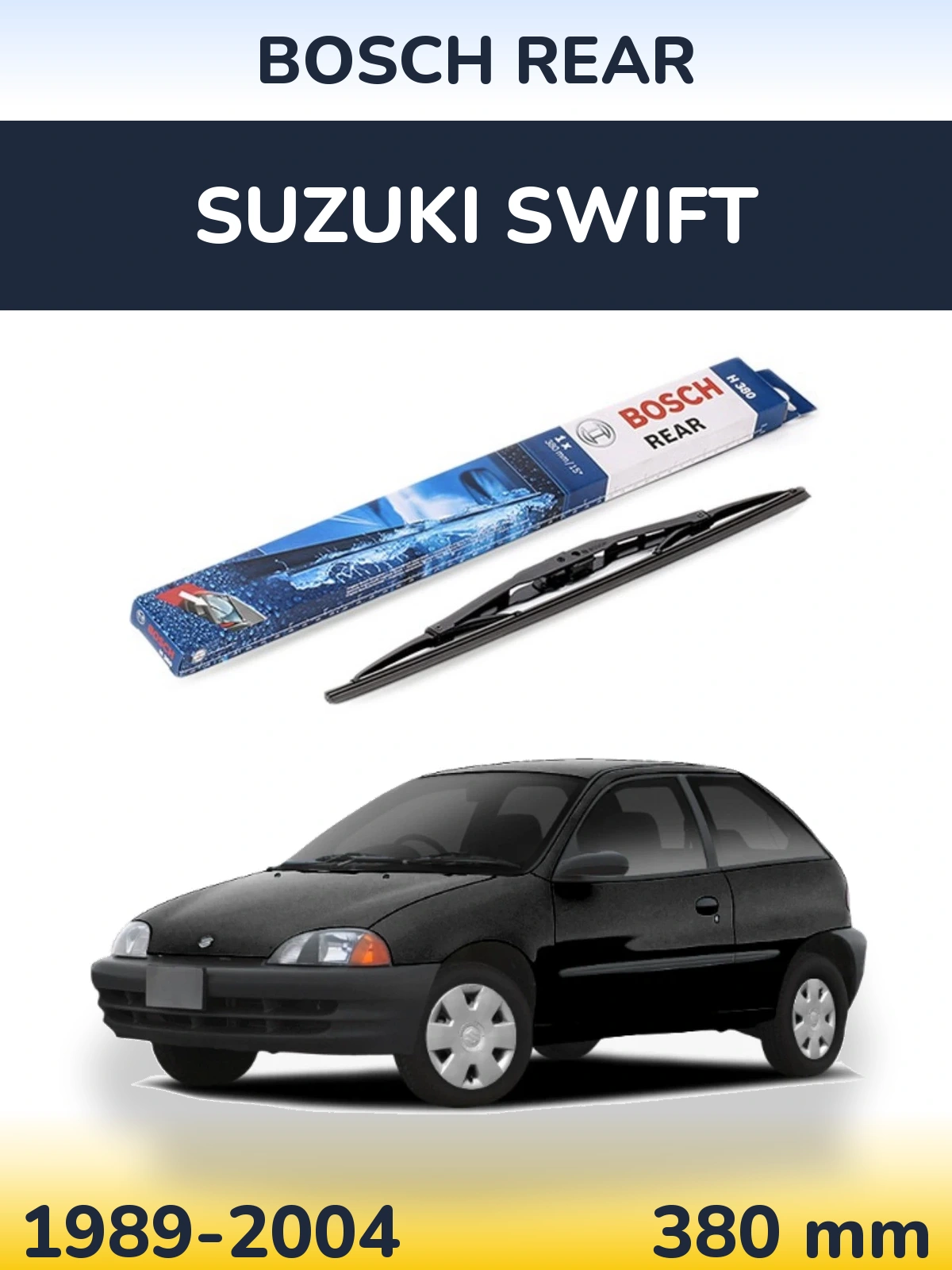 Tylna wycieraczka BOSCH Rear 380 mm do Suzuki Swift 1989-2004
