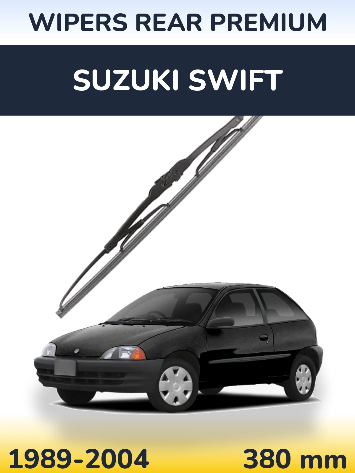 Задний дворник WIPERS REAR PREMIUM 380 мм для Suzuki Swift 1989-2004