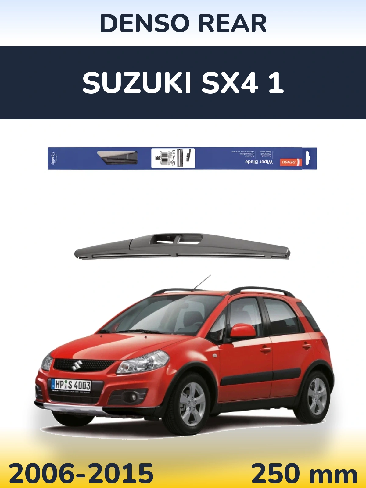 Tylna wycieraczka Denso Rear 250 mm do Suzuki SX4 1 2006-2015