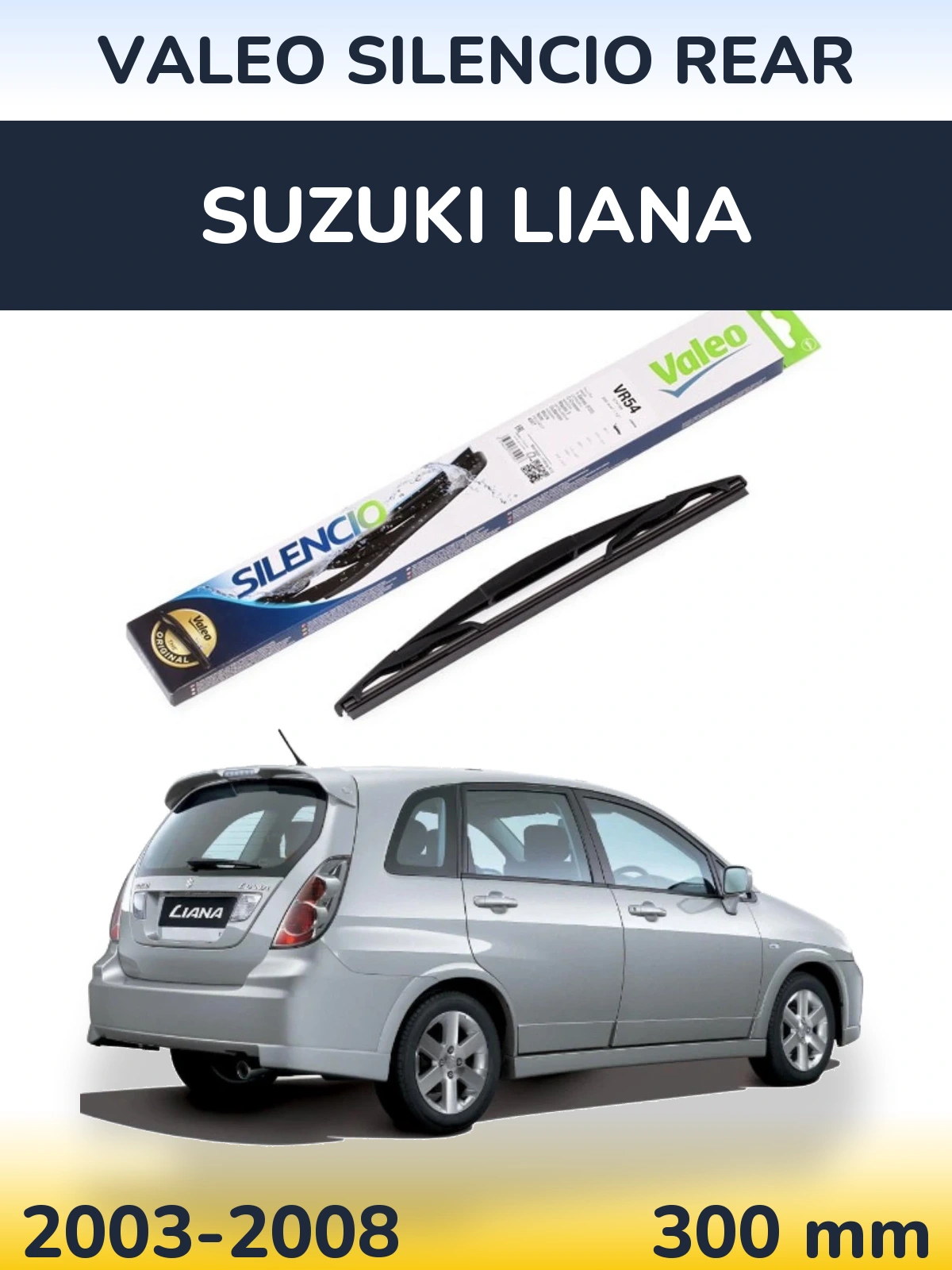 Задний дворник Valeo Silencio Rear 300 мм для Suzuki Liana 2003-2008