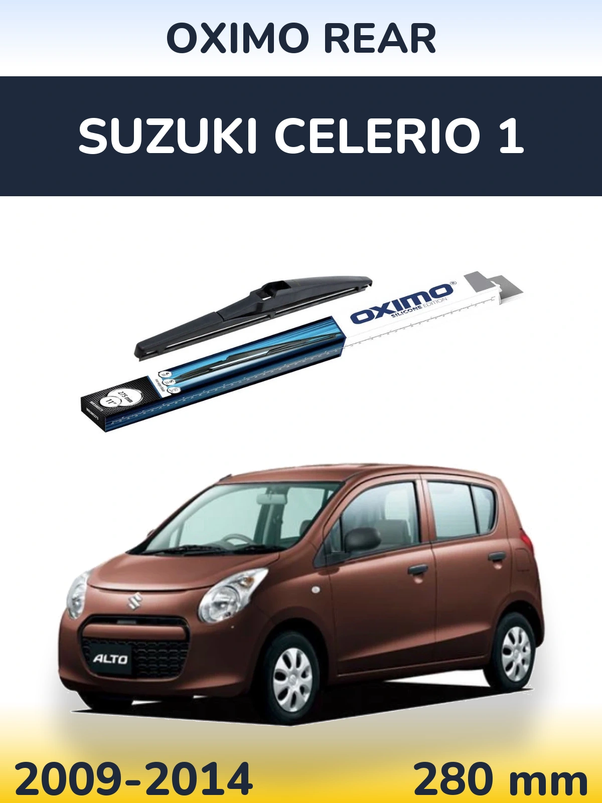 Tylna wycieraczka Oximo Rear 280 mm do Suzuki Celerio 1 2009-2014