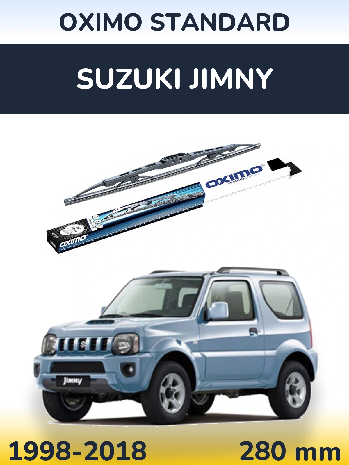 Задний дворник Oximo Standard 275 мм для Suzuki Jimny 1998-2018
