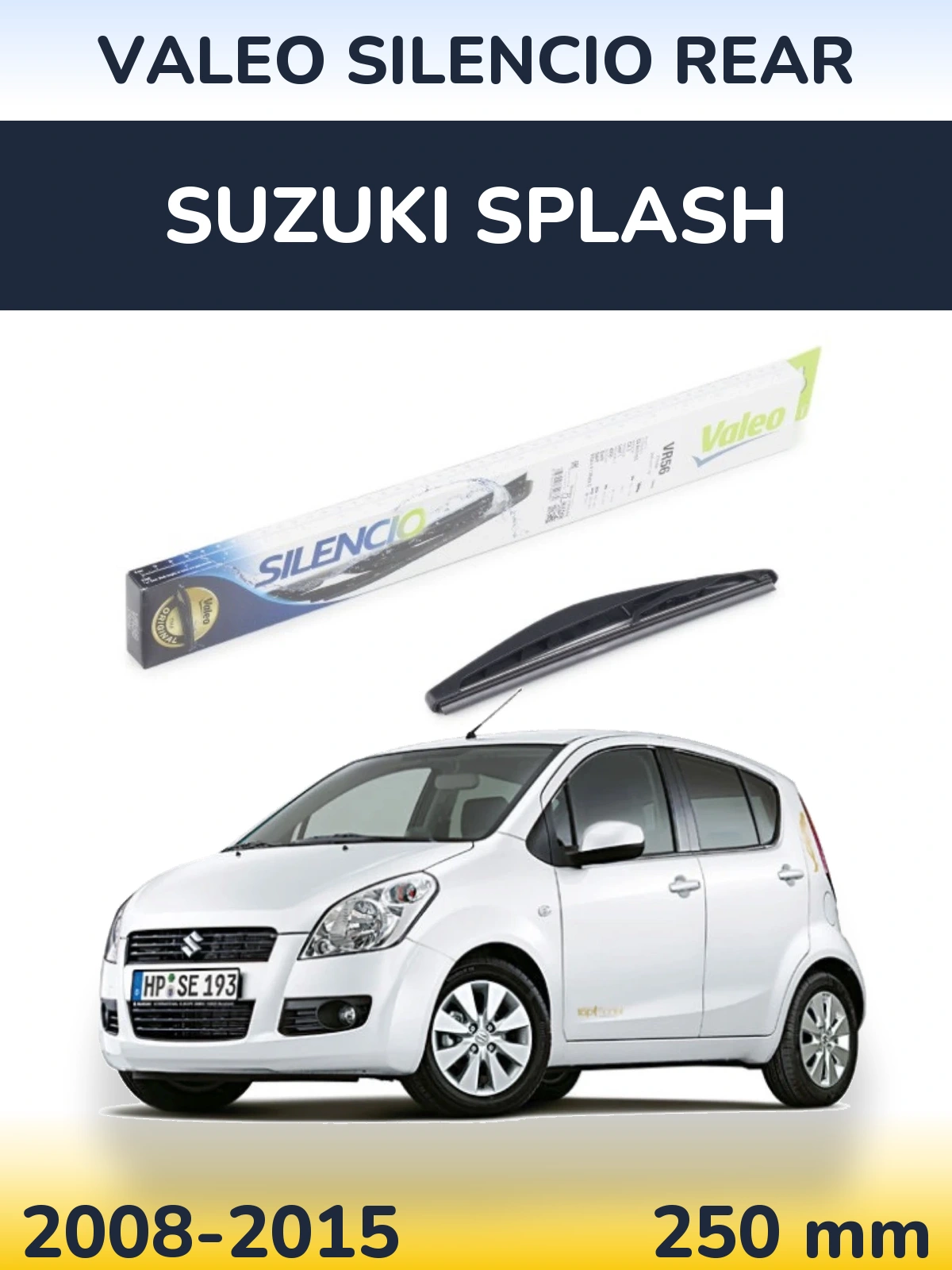 Tylna wycieraczka Valeo Silencio Rear 240 mm do Suzuki Splash 2008-2015