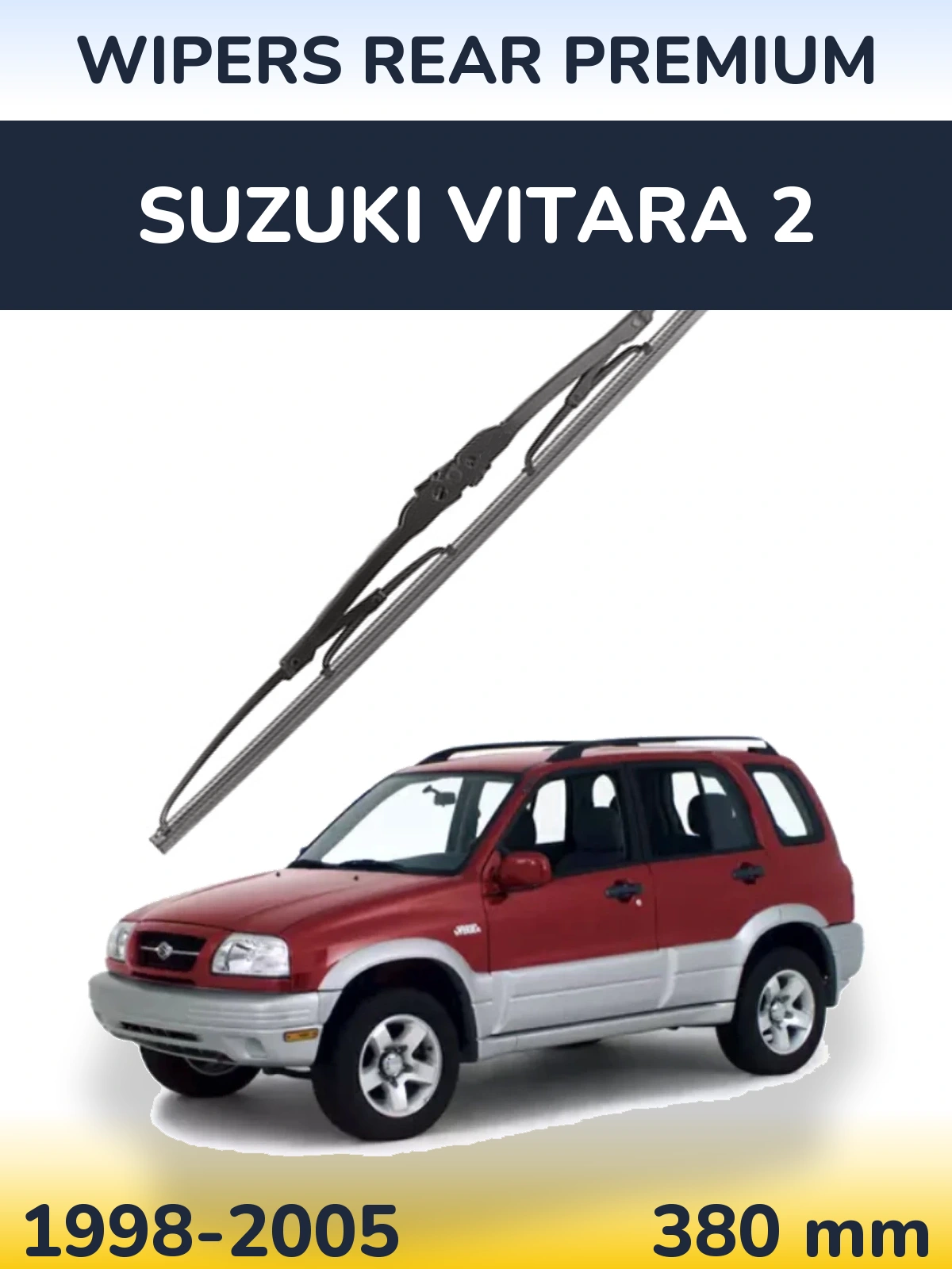Задний дворник WIPERS REAR PREMIUM 380 мм для Suzuki Vitara 2 1998-2005