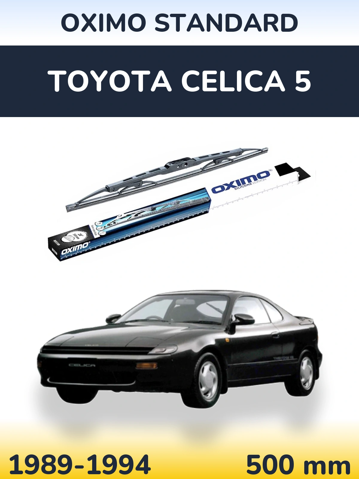 Tylna wycieraczka Oximo Standard 500 mm do Toyota Celica 5 1989-1994